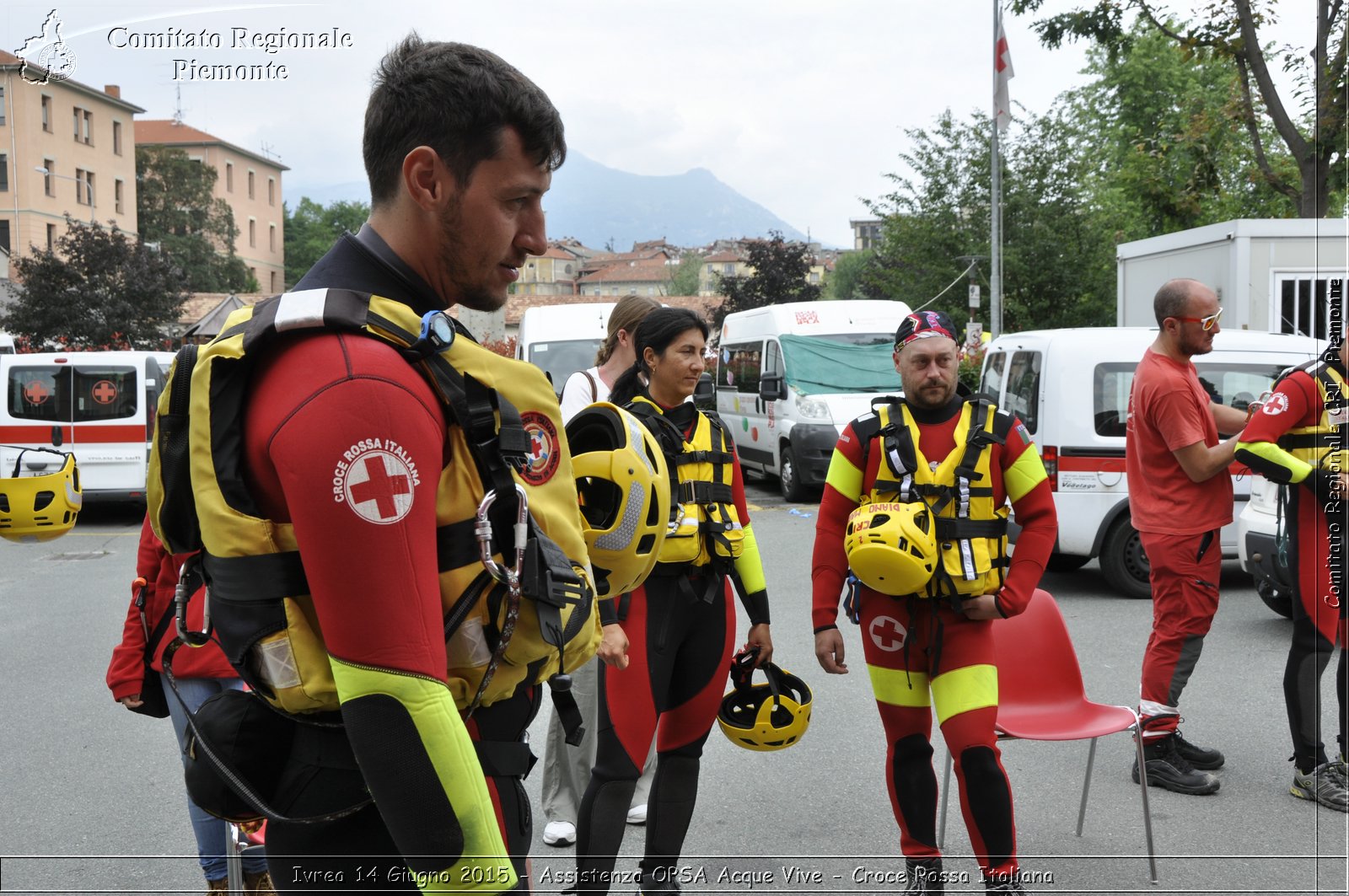 Ivrea 14 Giugno 2015 - Assistenza OPSA Acque Vive - Croce Rossa Italiana- Comitato Regionale del Piemonte