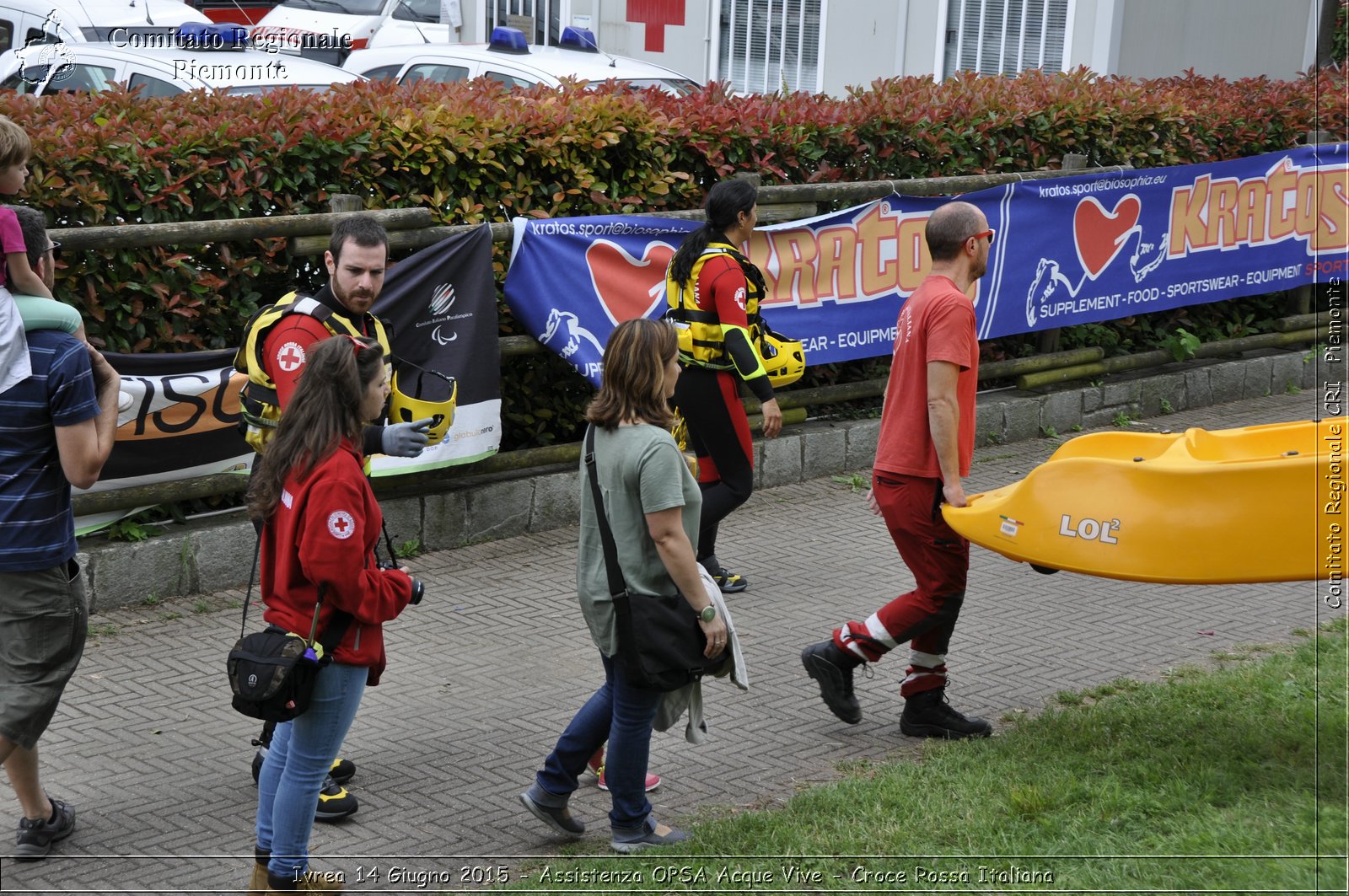 Ivrea 14 Giugno 2015 - Assistenza OPSA Acque Vive - Croce Rossa Italiana- Comitato Regionale del Piemonte