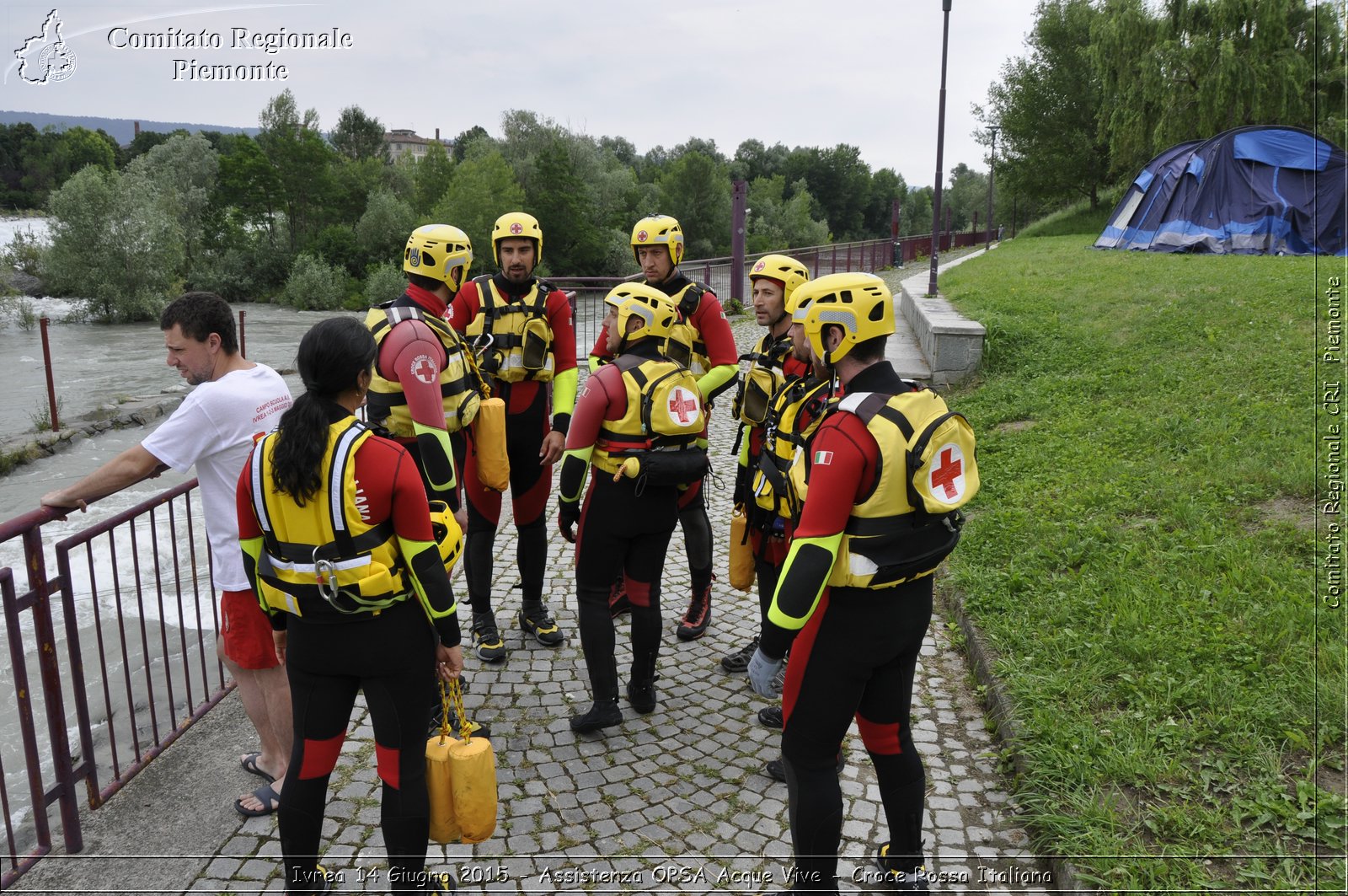 Ivrea 14 Giugno 2015 - Assistenza OPSA Acque Vive - Croce Rossa Italiana- Comitato Regionale del Piemonte