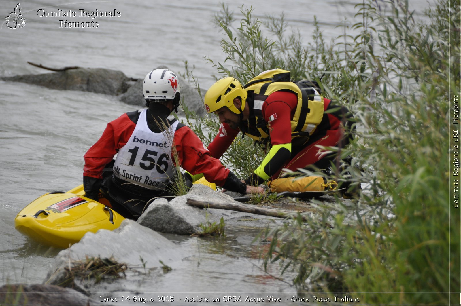 Ivrea 14 Giugno 2015 - Assistenza OPSA Acque Vive - Croce Rossa Italiana- Comitato Regionale del Piemonte