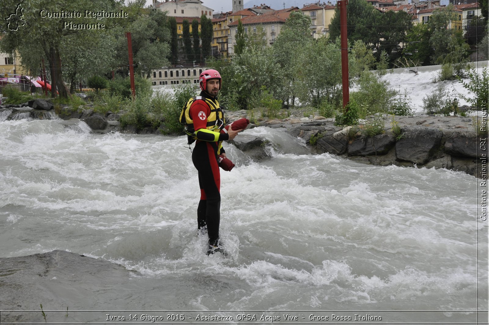 Ivrea 14 Giugno 2015 - Assistenza OPSA Acque Vive - Croce Rossa Italiana- Comitato Regionale del Piemonte