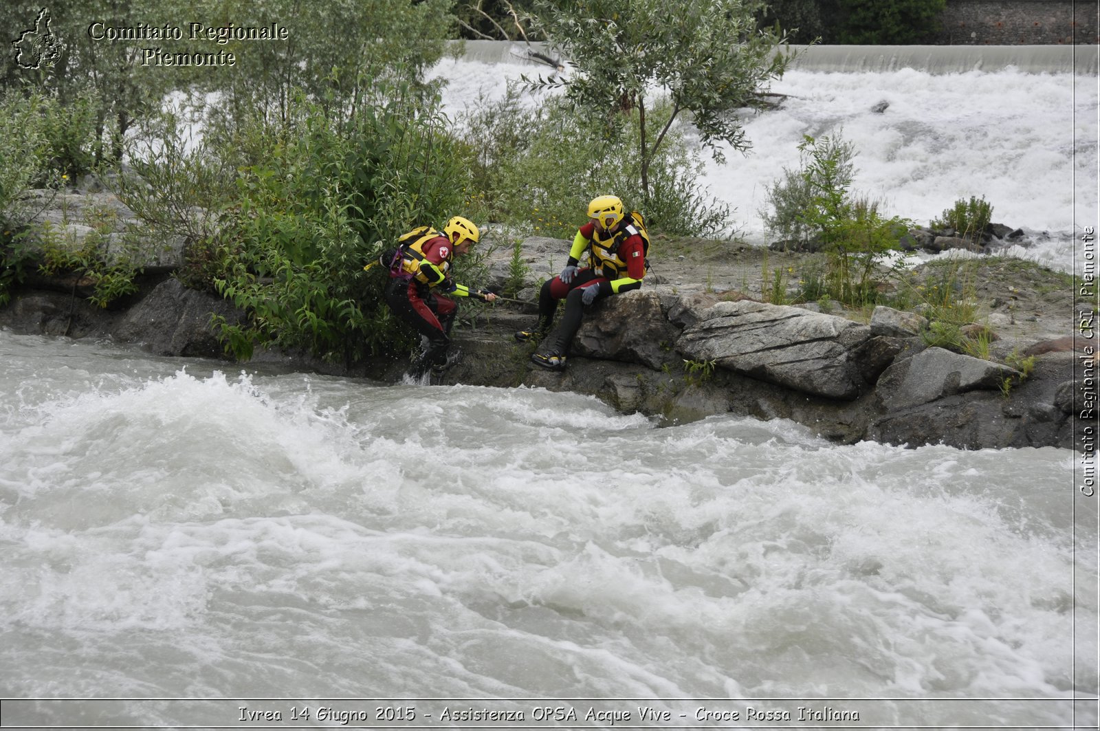 Ivrea 14 Giugno 2015 - Assistenza OPSA Acque Vive - Croce Rossa Italiana- Comitato Regionale del Piemonte