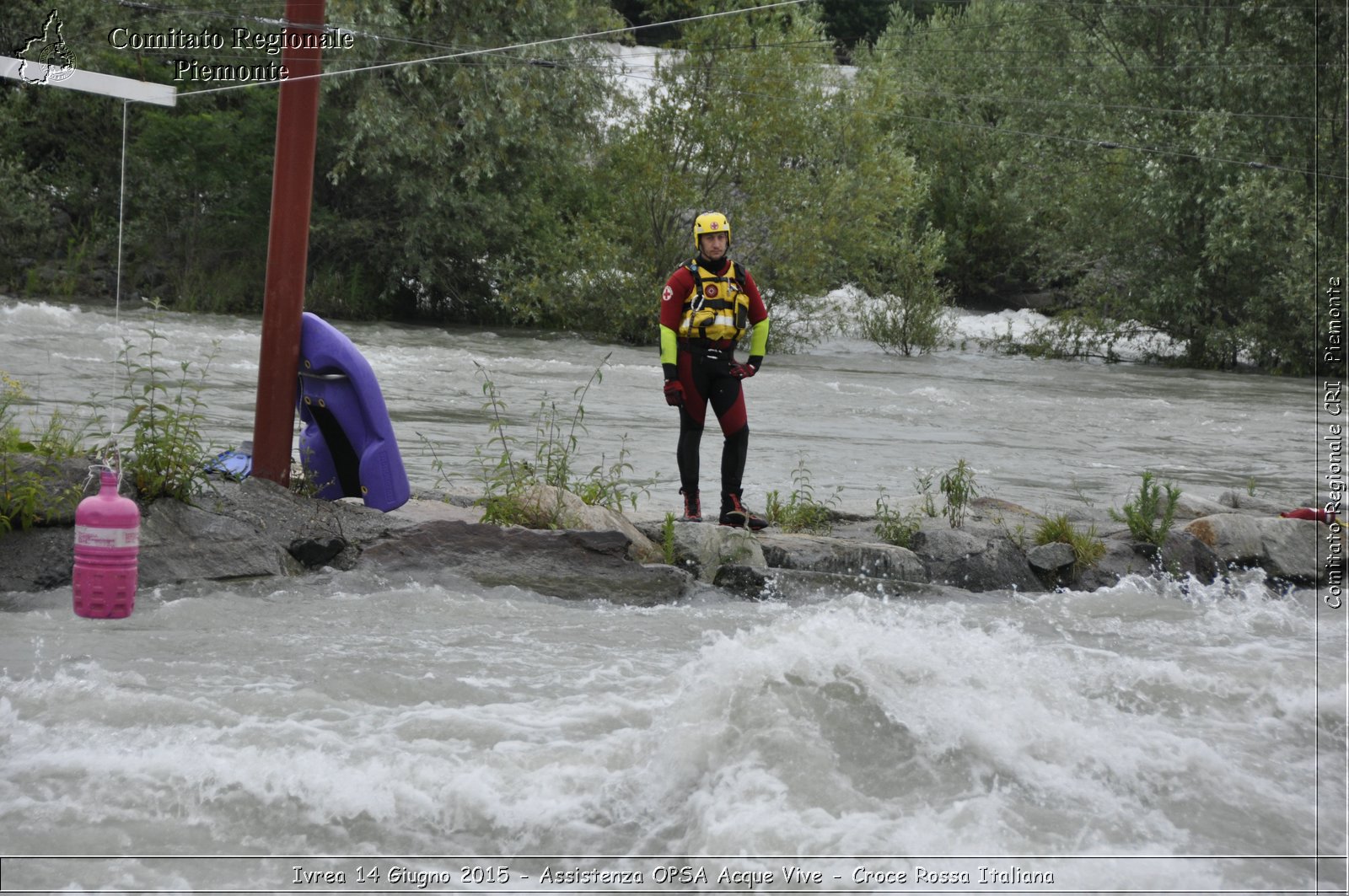 Ivrea 14 Giugno 2015 - Assistenza OPSA Acque Vive - Croce Rossa Italiana- Comitato Regionale del Piemonte