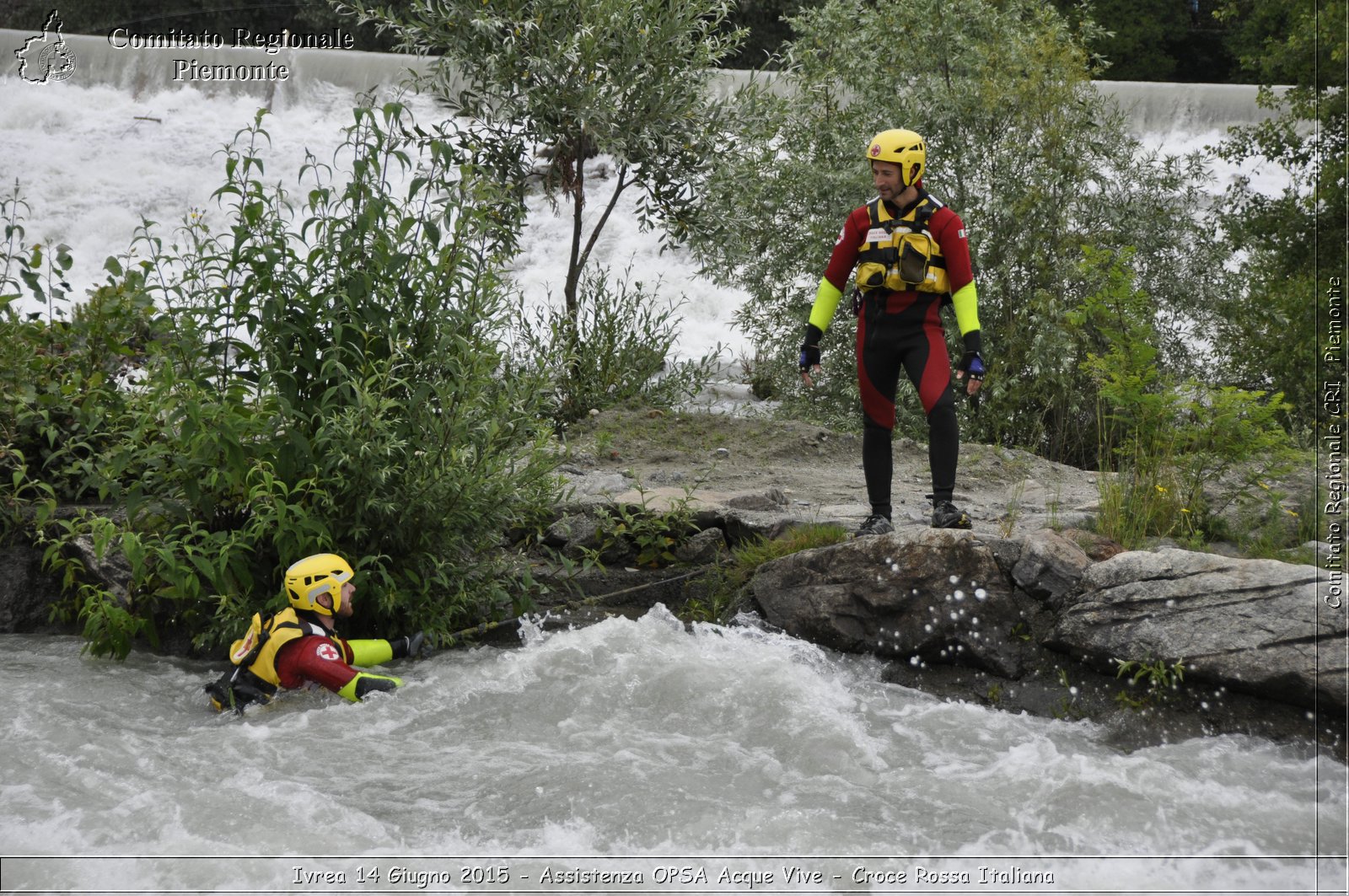 Ivrea 14 Giugno 2015 - Assistenza OPSA Acque Vive - Croce Rossa Italiana- Comitato Regionale del Piemonte