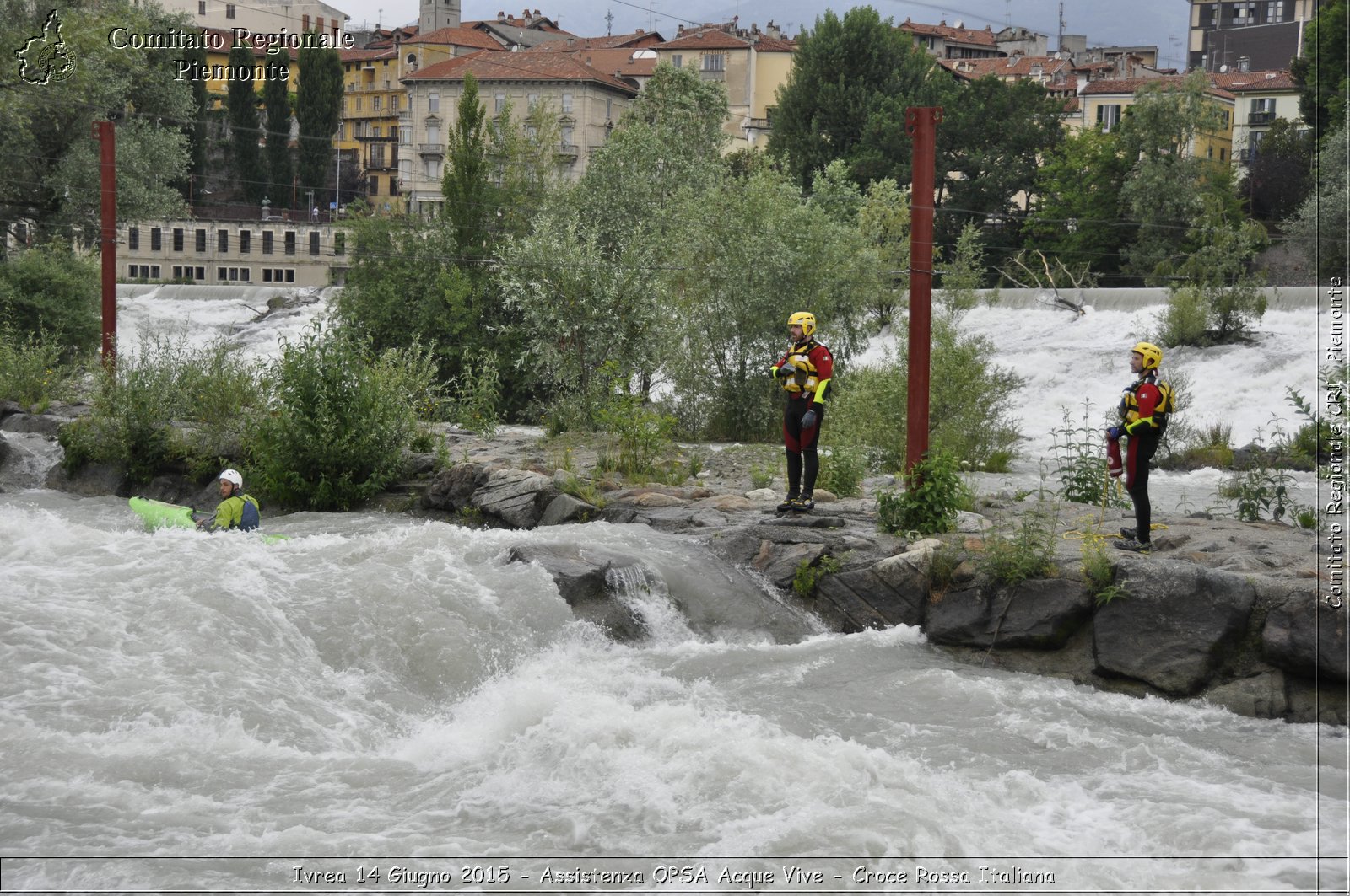 Ivrea 14 Giugno 2015 - Assistenza OPSA Acque Vive - Croce Rossa Italiana- Comitato Regionale del Piemonte