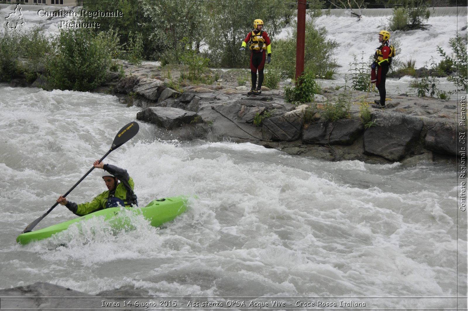 Ivrea 14 Giugno 2015 - Assistenza OPSA Acque Vive - Croce Rossa Italiana- Comitato Regionale del Piemonte