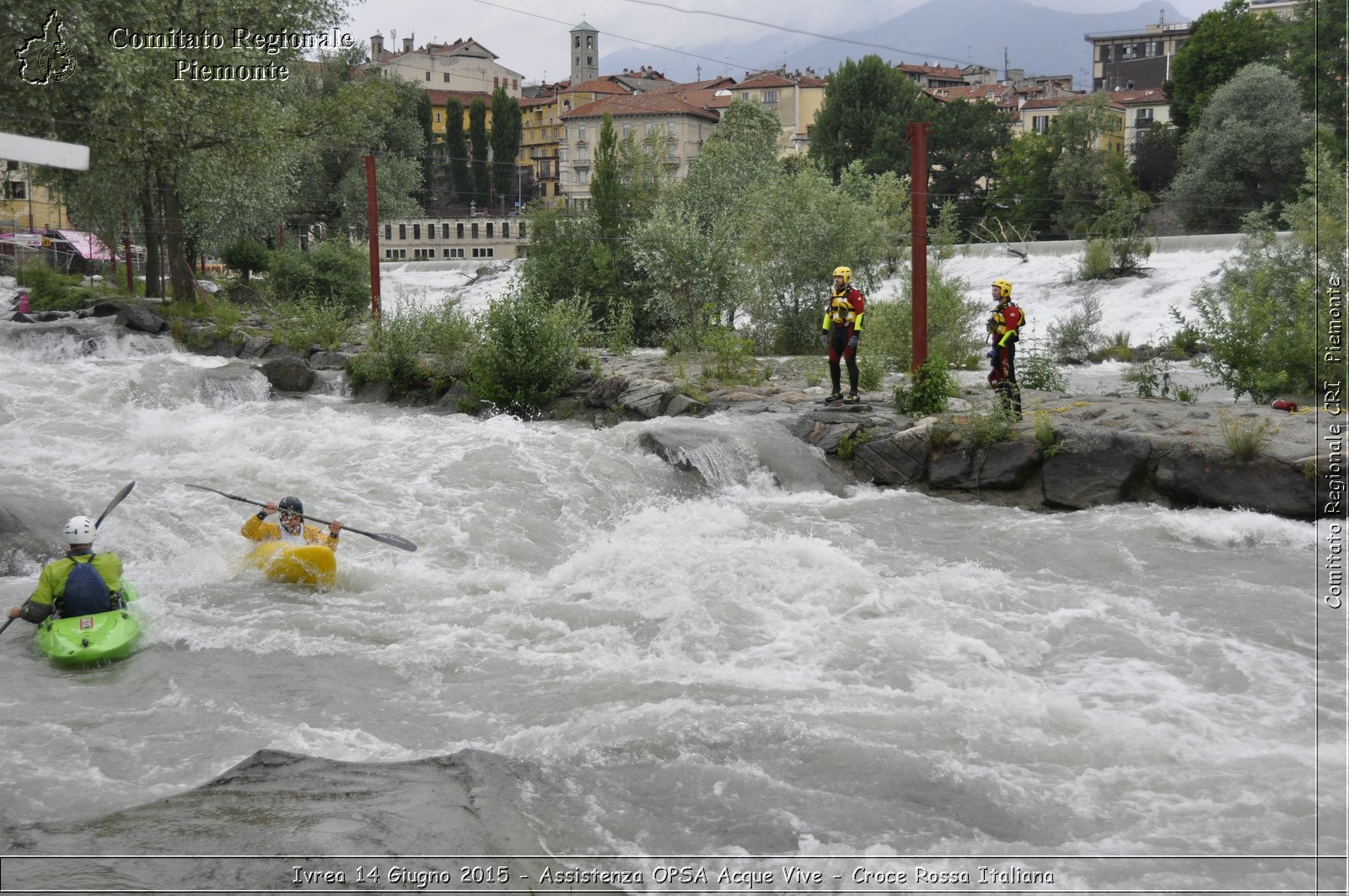 Ivrea 14 Giugno 2015 - Assistenza OPSA Acque Vive - Croce Rossa Italiana- Comitato Regionale del Piemonte