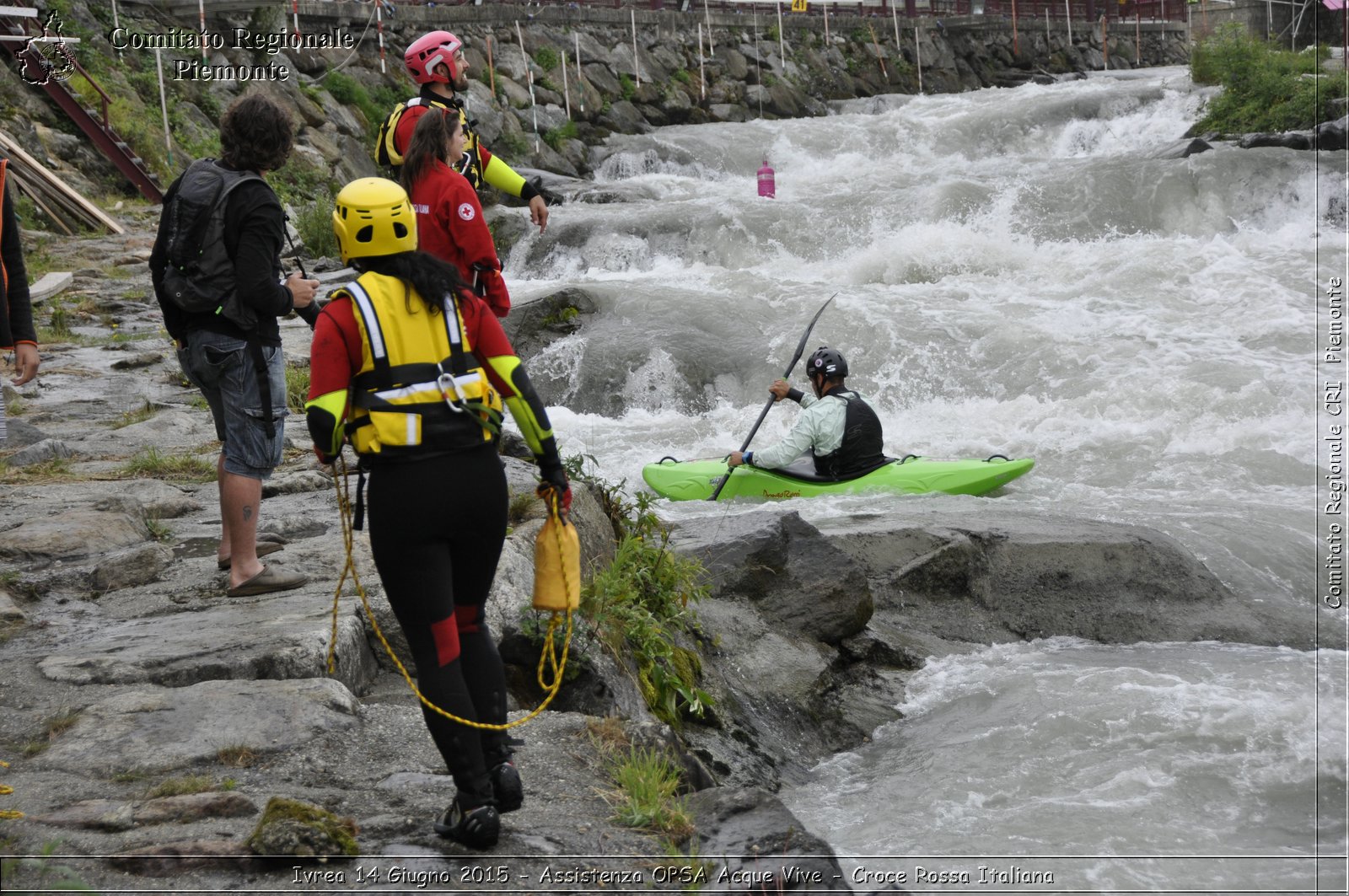 Ivrea 14 Giugno 2015 - Assistenza OPSA Acque Vive - Croce Rossa Italiana- Comitato Regionale del Piemonte