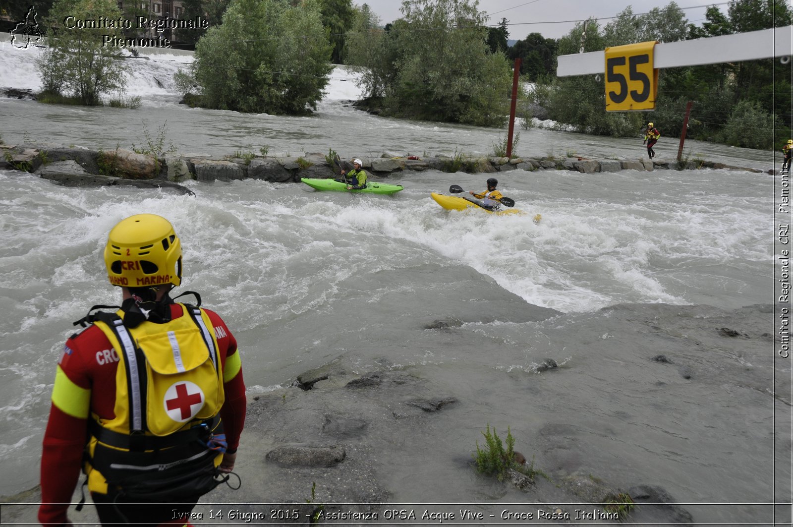 Ivrea 14 Giugno 2015 - Assistenza OPSA Acque Vive - Croce Rossa Italiana- Comitato Regionale del Piemonte