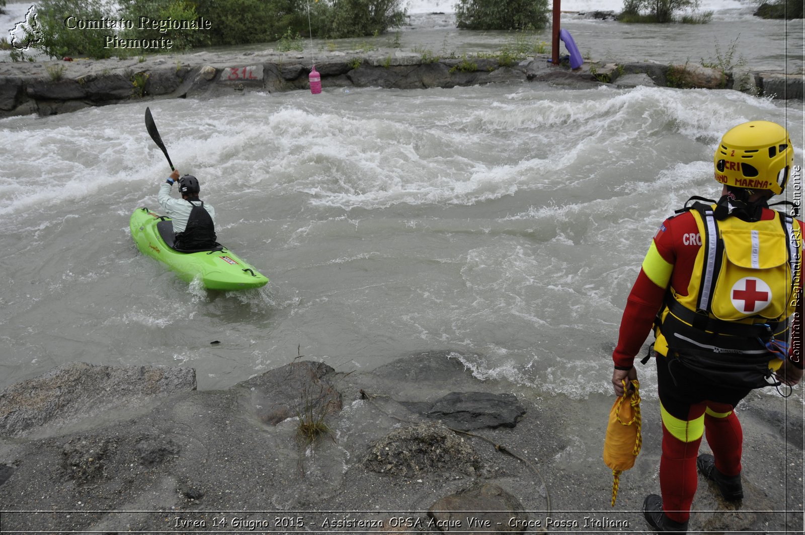 Ivrea 14 Giugno 2015 - Assistenza OPSA Acque Vive - Croce Rossa Italiana- Comitato Regionale del Piemonte