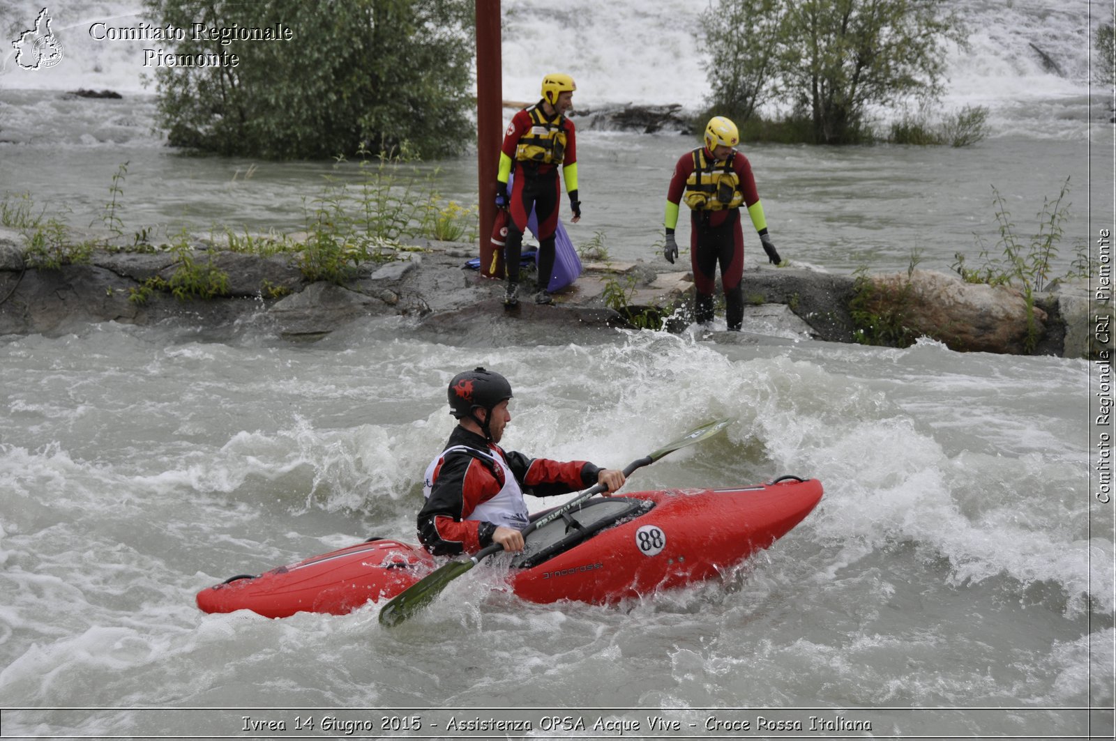 Ivrea 14 Giugno 2015 - Assistenza OPSA Acque Vive - Croce Rossa Italiana- Comitato Regionale del Piemonte