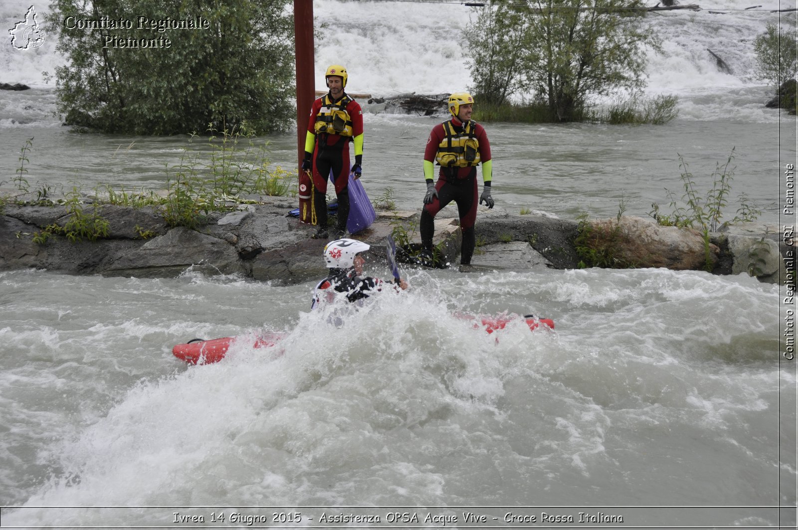 Ivrea 14 Giugno 2015 - Assistenza OPSA Acque Vive - Croce Rossa Italiana- Comitato Regionale del Piemonte