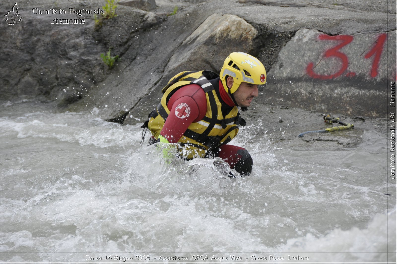 Ivrea 14 Giugno 2015 - Assistenza OPSA Acque Vive - Croce Rossa Italiana- Comitato Regionale del Piemonte