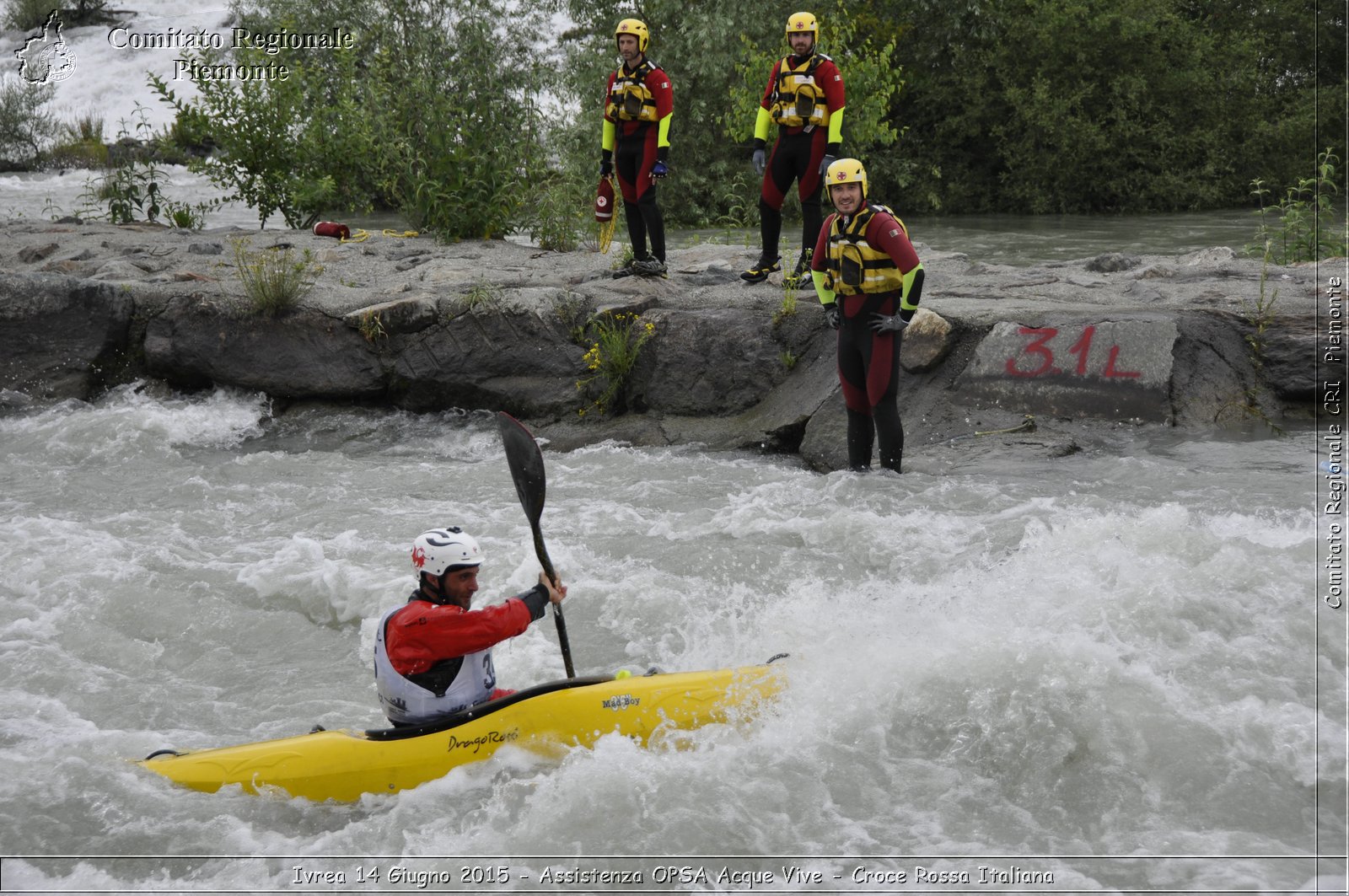 Ivrea 14 Giugno 2015 - Assistenza OPSA Acque Vive - Croce Rossa Italiana- Comitato Regionale del Piemonte