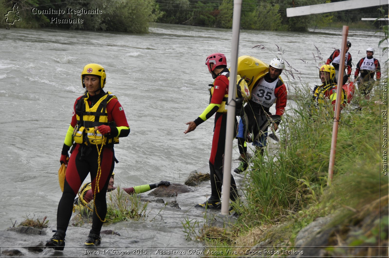 Ivrea 14 Giugno 2015 - Assistenza OPSA Acque Vive - Croce Rossa Italiana- Comitato Regionale del Piemonte