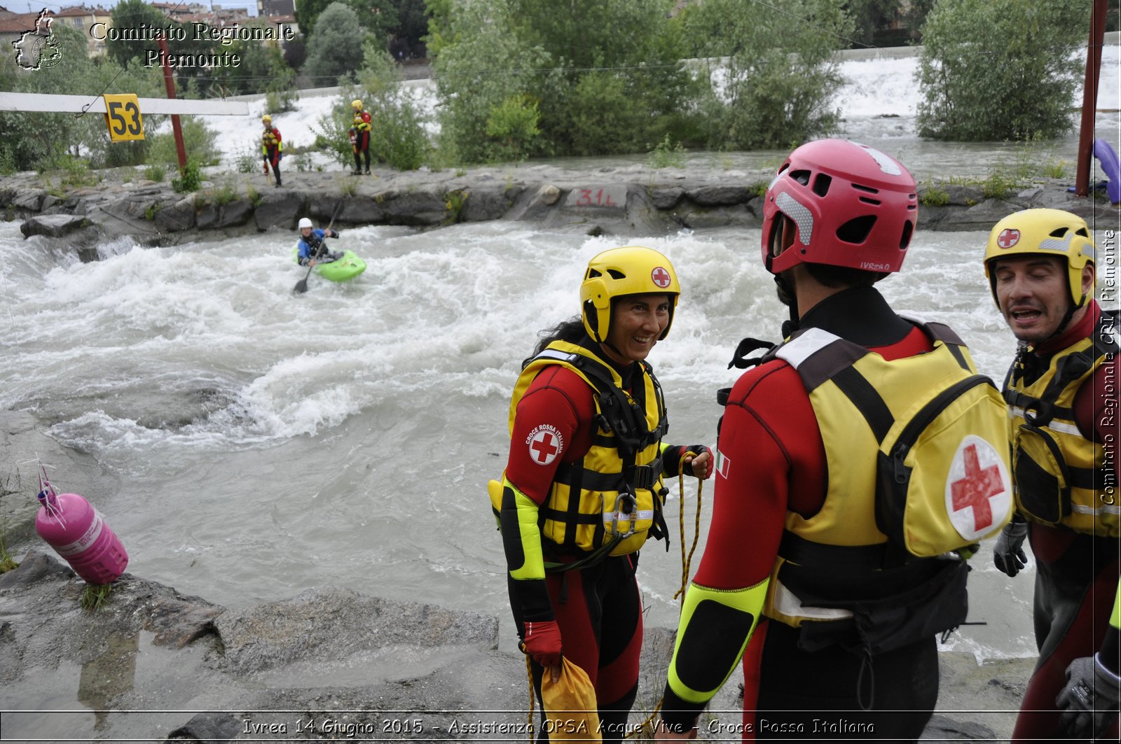 Ivrea 14 Giugno 2015 - Assistenza OPSA Acque Vive - Croce Rossa Italiana- Comitato Regionale del Piemonte