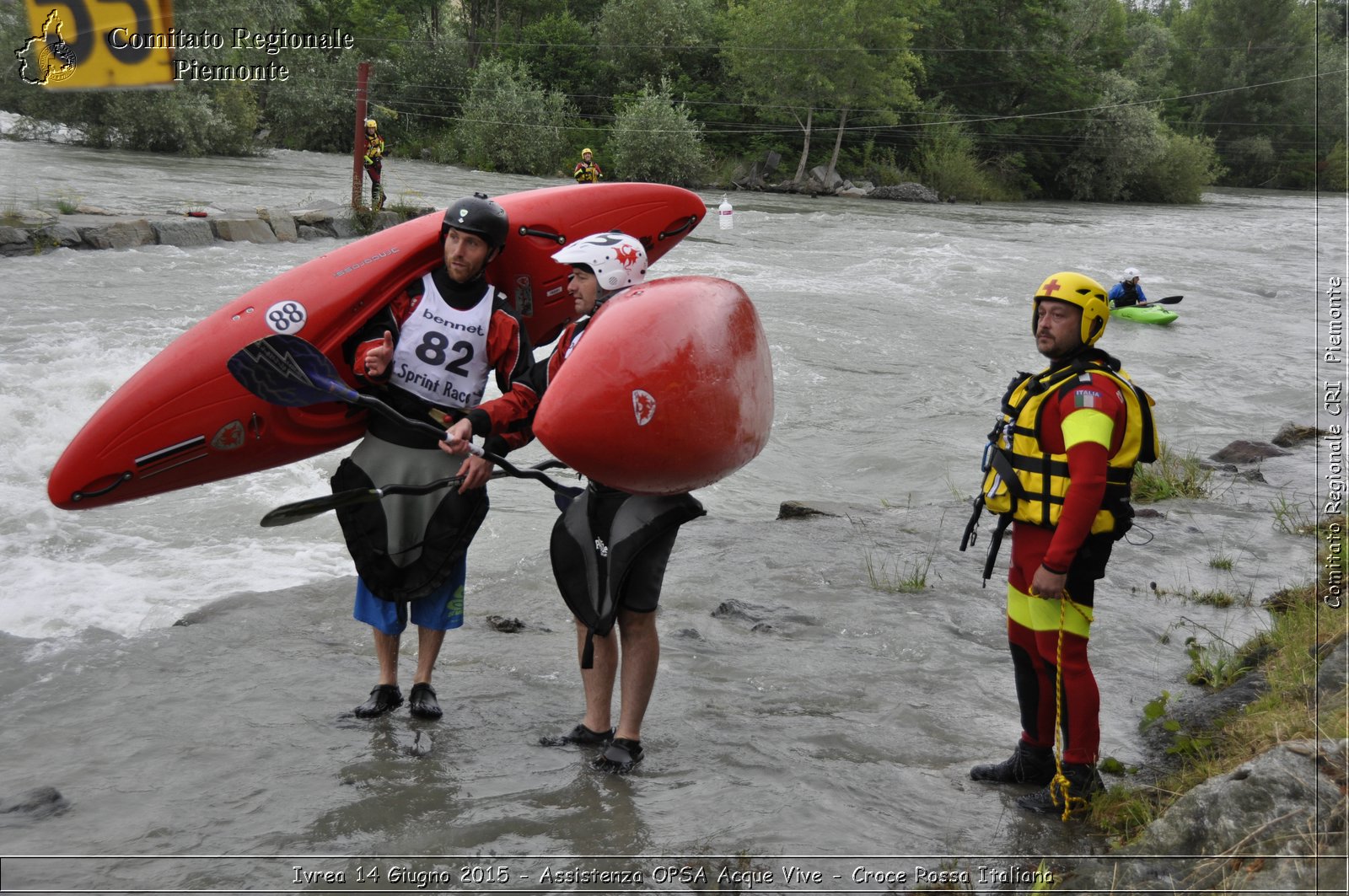 Ivrea 14 Giugno 2015 - Assistenza OPSA Acque Vive - Croce Rossa Italiana- Comitato Regionale del Piemonte