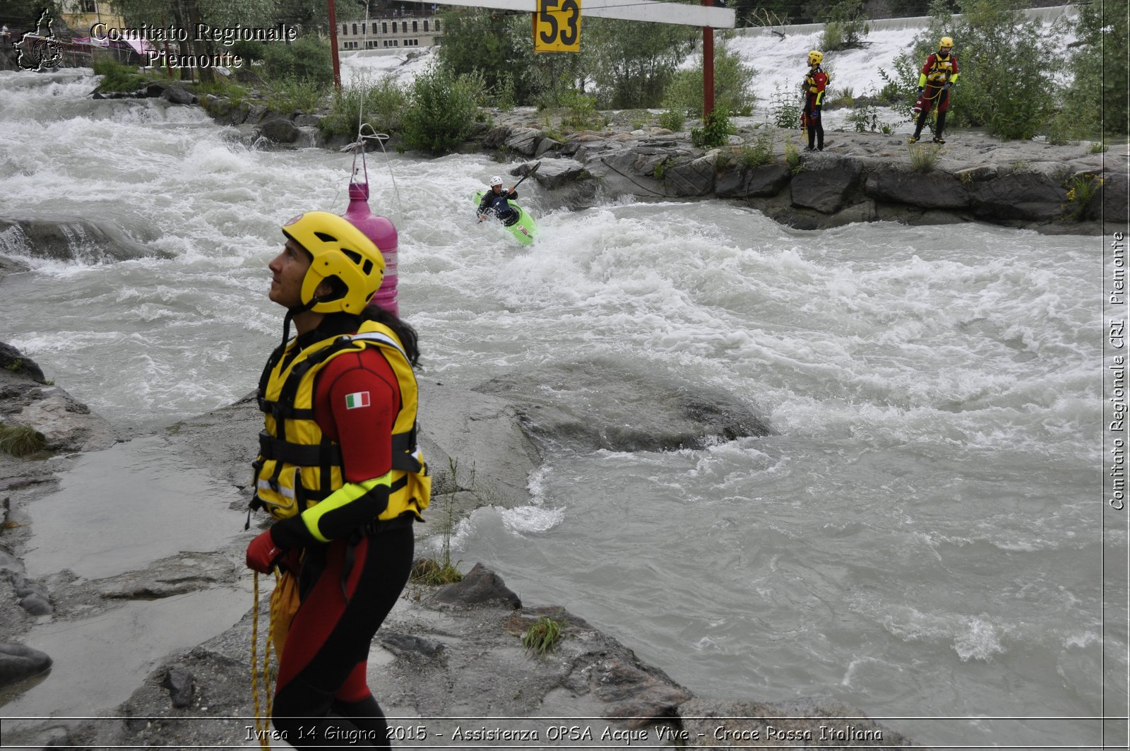 Ivrea 14 Giugno 2015 - Assistenza OPSA Acque Vive - Croce Rossa Italiana- Comitato Regionale del Piemonte