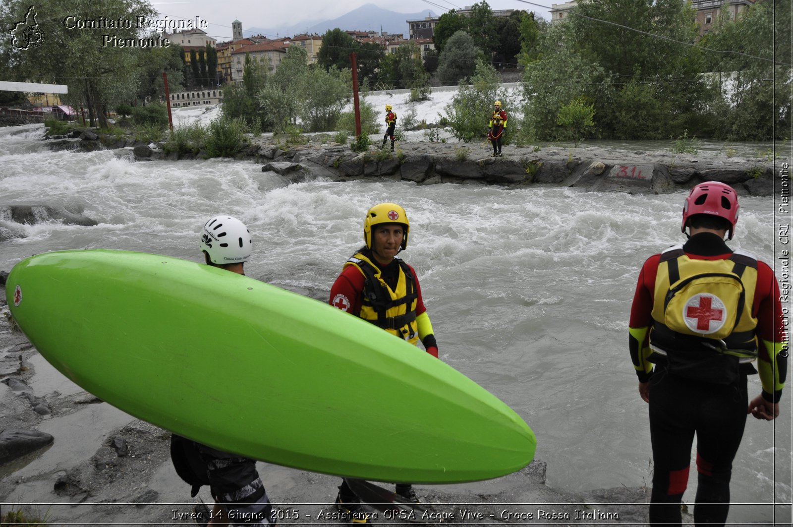 Ivrea 14 Giugno 2015 - Assistenza OPSA Acque Vive - Croce Rossa Italiana- Comitato Regionale del Piemonte