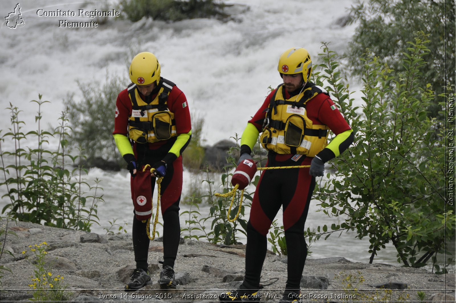 Ivrea 14 Giugno 2015 - Assistenza OPSA Acque Vive - Croce Rossa Italiana- Comitato Regionale del Piemonte