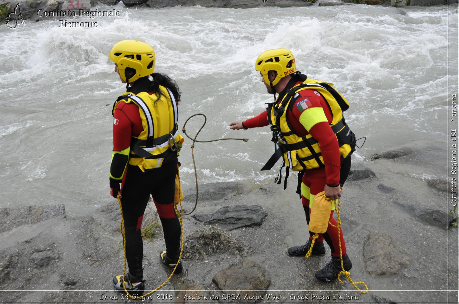 Ivrea 14 Giugno 2015 - Assistenza OPSA Acque Vive - Croce Rossa Italiana- Comitato Regionale del Piemonte