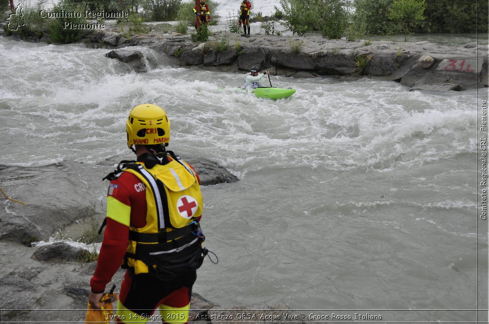 Ivrea 14 Giugno 2015 - Assistenza OPSA Acque Vive - Croce Rossa Italiana- Comitato Regionale del Piemonte