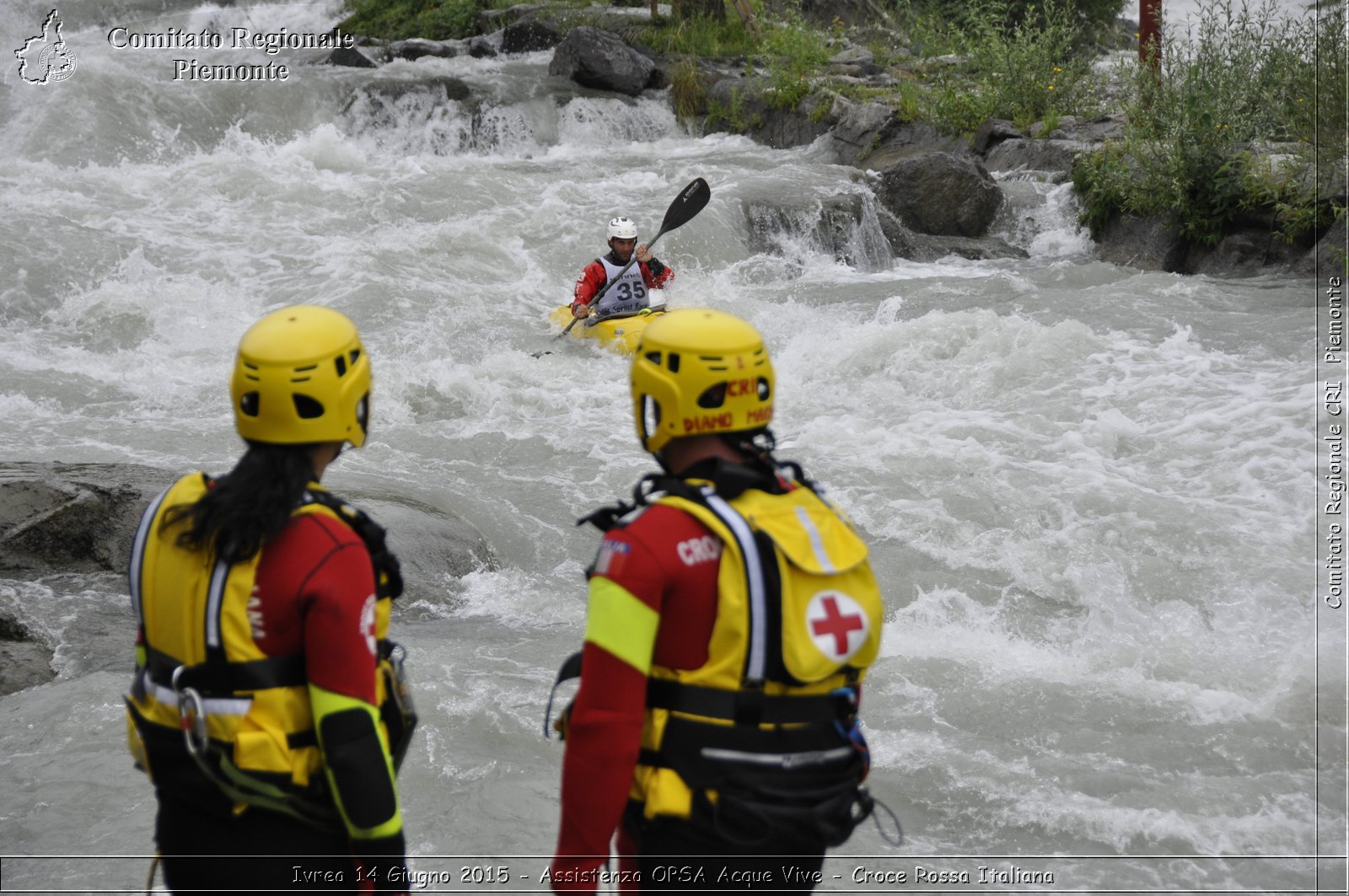 Ivrea 14 Giugno 2015 - Assistenza OPSA Acque Vive - Croce Rossa Italiana- Comitato Regionale del Piemonte