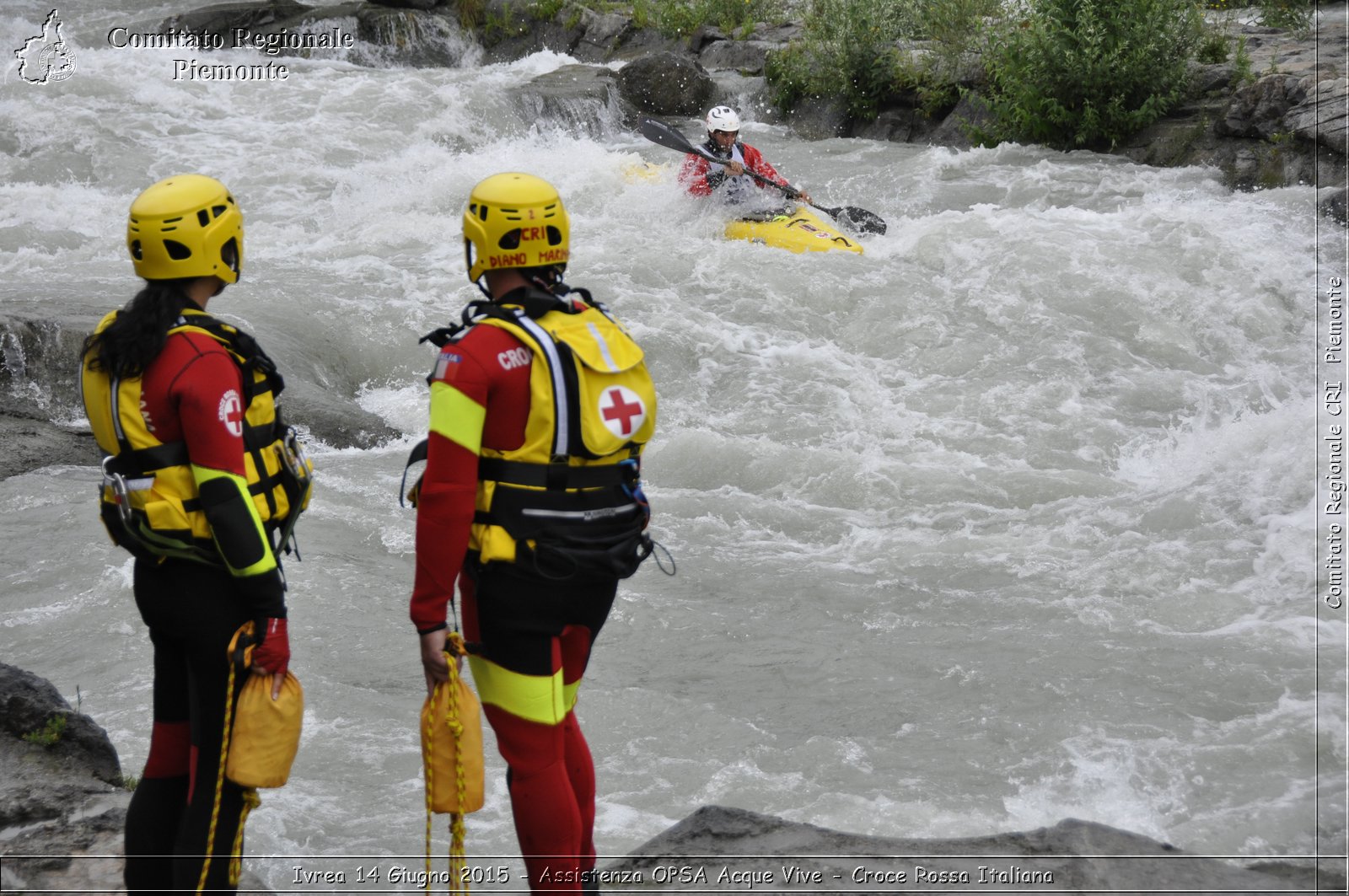 Ivrea 14 Giugno 2015 - Assistenza OPSA Acque Vive - Croce Rossa Italiana- Comitato Regionale del Piemonte