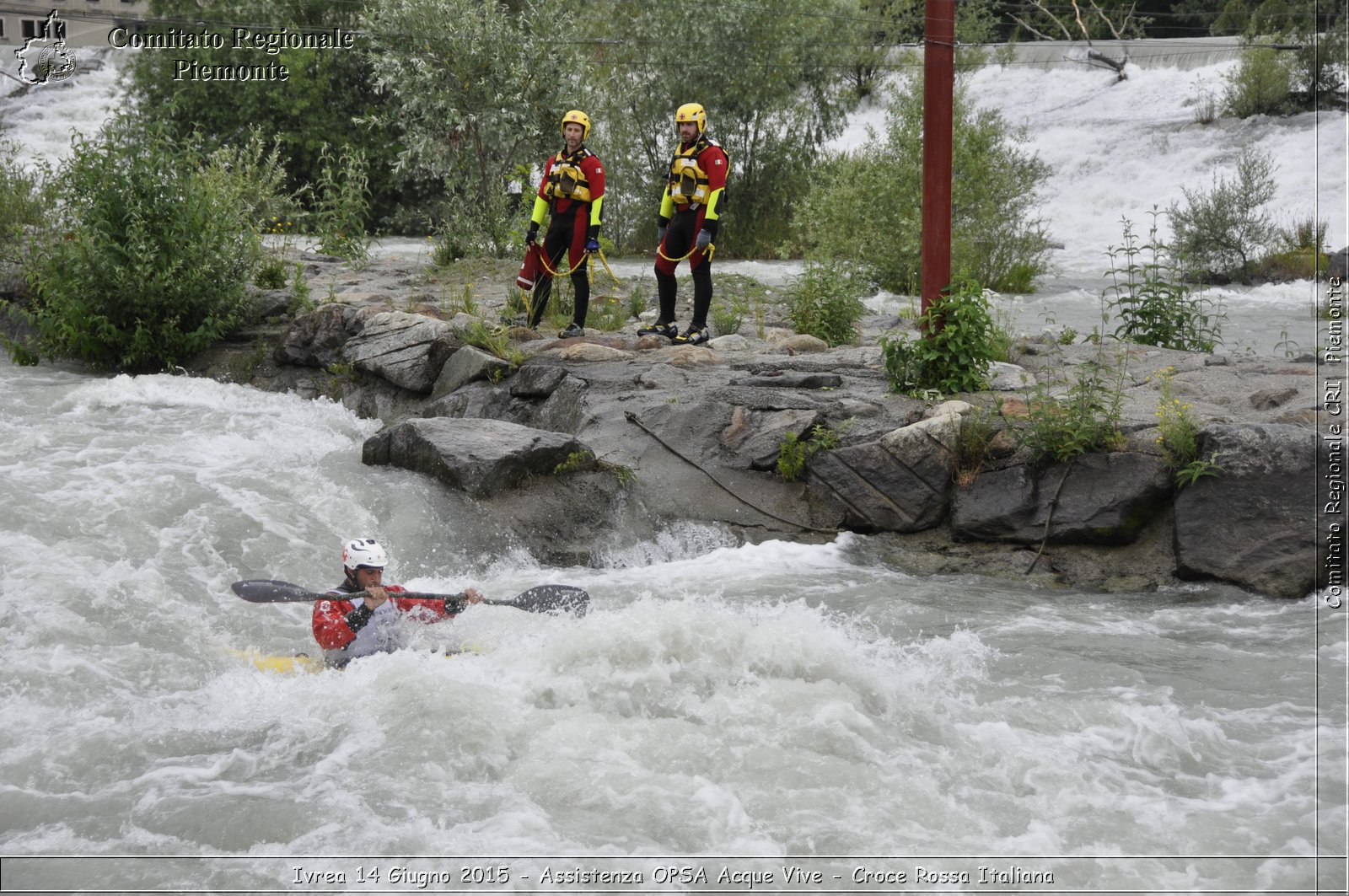 Ivrea 14 Giugno 2015 - Assistenza OPSA Acque Vive - Croce Rossa Italiana- Comitato Regionale del Piemonte