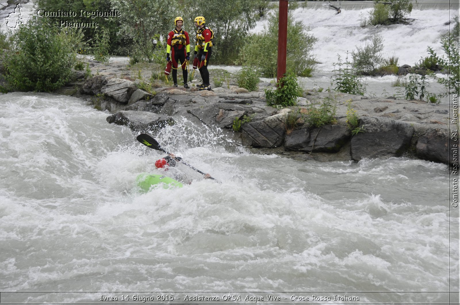 Ivrea 14 Giugno 2015 - Assistenza OPSA Acque Vive - Croce Rossa Italiana- Comitato Regionale del Piemonte