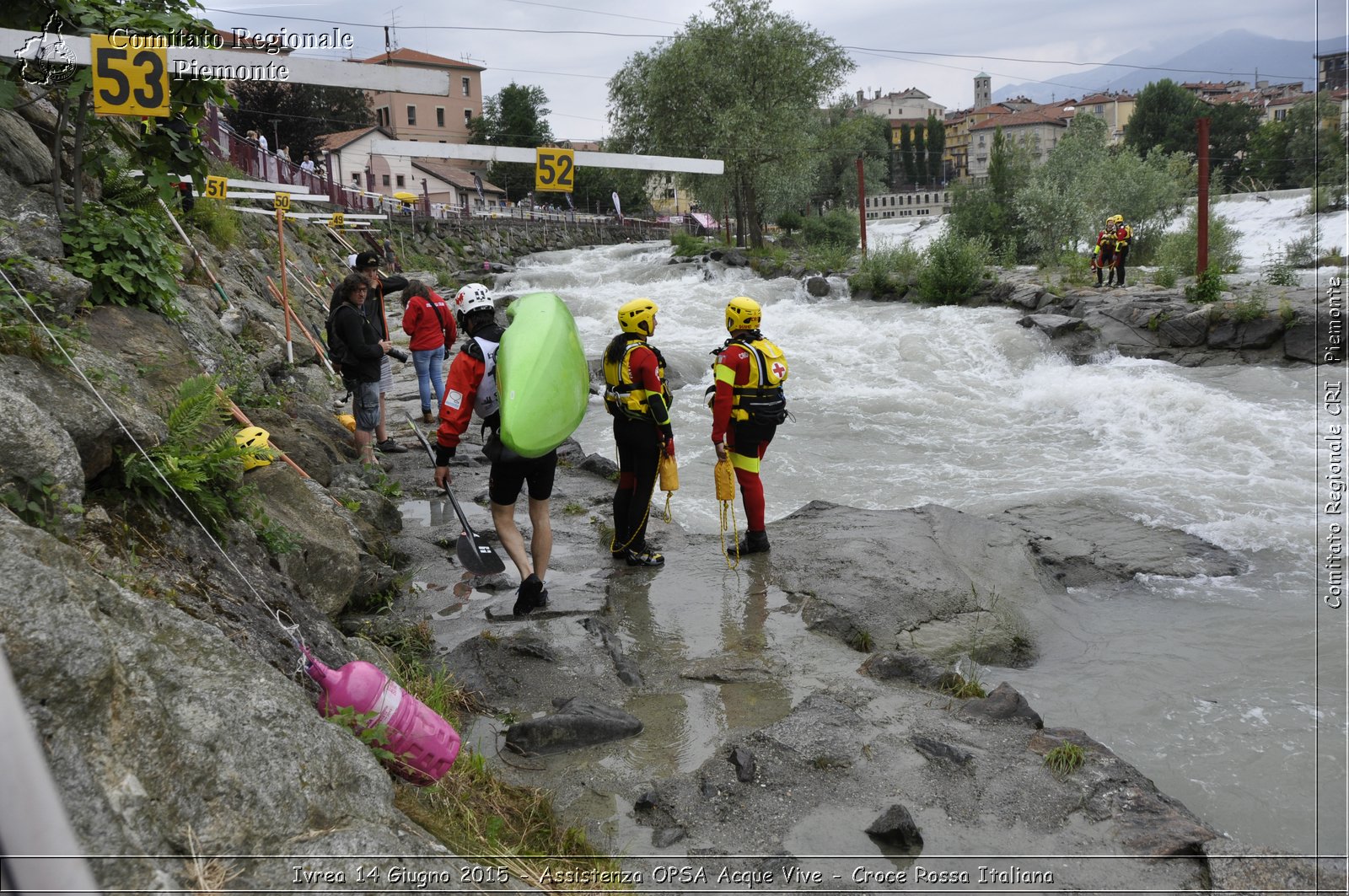 Ivrea 14 Giugno 2015 - Assistenza OPSA Acque Vive - Croce Rossa Italiana- Comitato Regionale del Piemonte