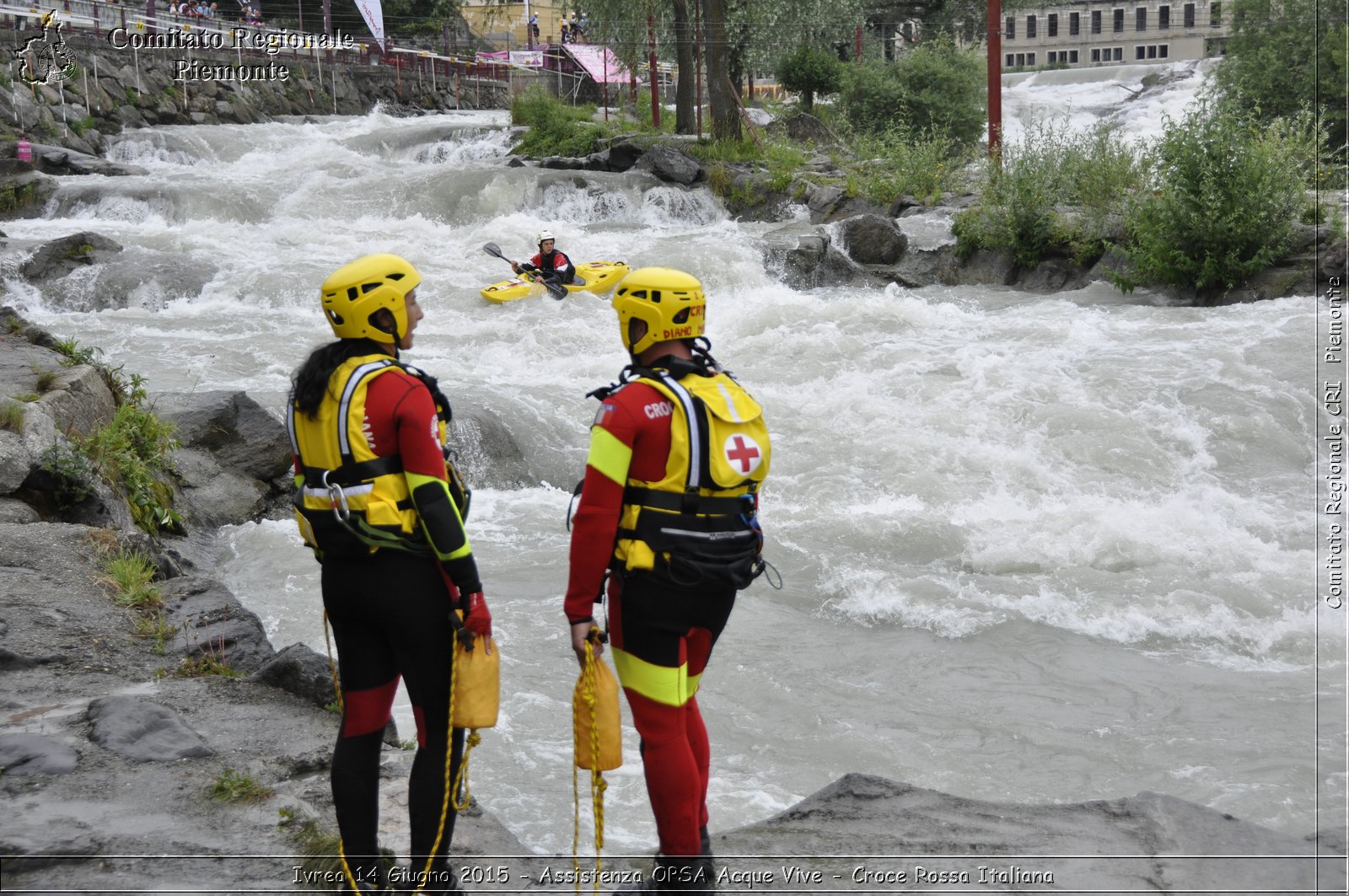 Ivrea 14 Giugno 2015 - Assistenza OPSA Acque Vive - Croce Rossa Italiana- Comitato Regionale del Piemonte