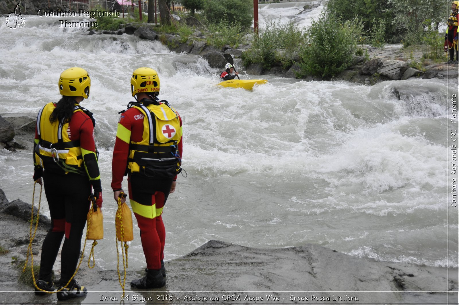 Ivrea 14 Giugno 2015 - Assistenza OPSA Acque Vive - Croce Rossa Italiana- Comitato Regionale del Piemonte