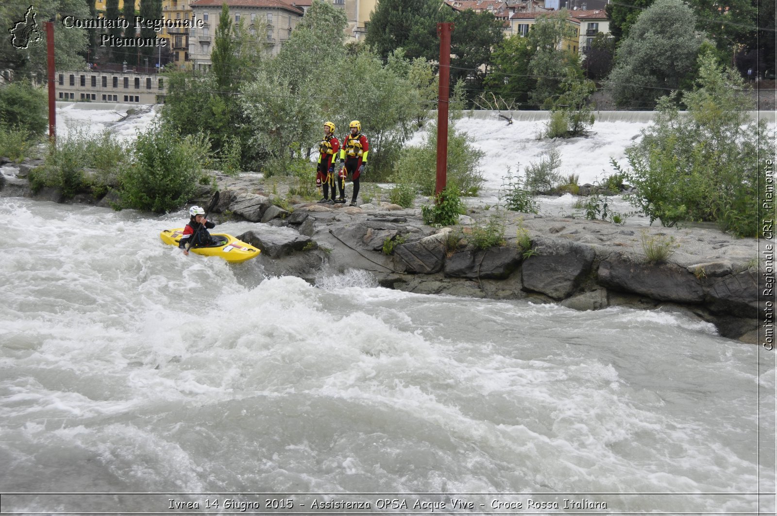 Ivrea 14 Giugno 2015 - Assistenza OPSA Acque Vive - Croce Rossa Italiana- Comitato Regionale del Piemonte