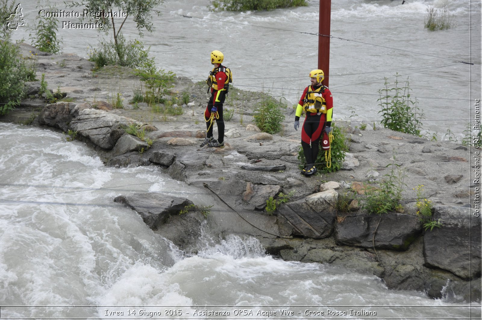 Ivrea 14 Giugno 2015 - Assistenza OPSA Acque Vive - Croce Rossa Italiana- Comitato Regionale del Piemonte