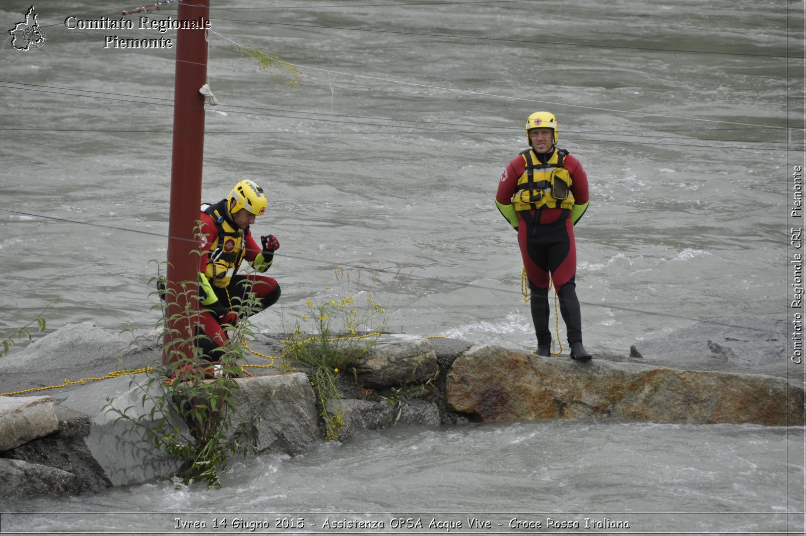 Ivrea 14 Giugno 2015 - Assistenza OPSA Acque Vive - Croce Rossa Italiana- Comitato Regionale del Piemonte