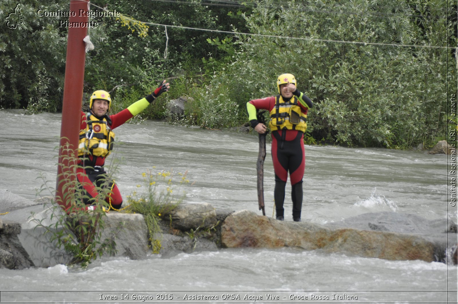 Ivrea 14 Giugno 2015 - Assistenza OPSA Acque Vive - Croce Rossa Italiana- Comitato Regionale del Piemonte