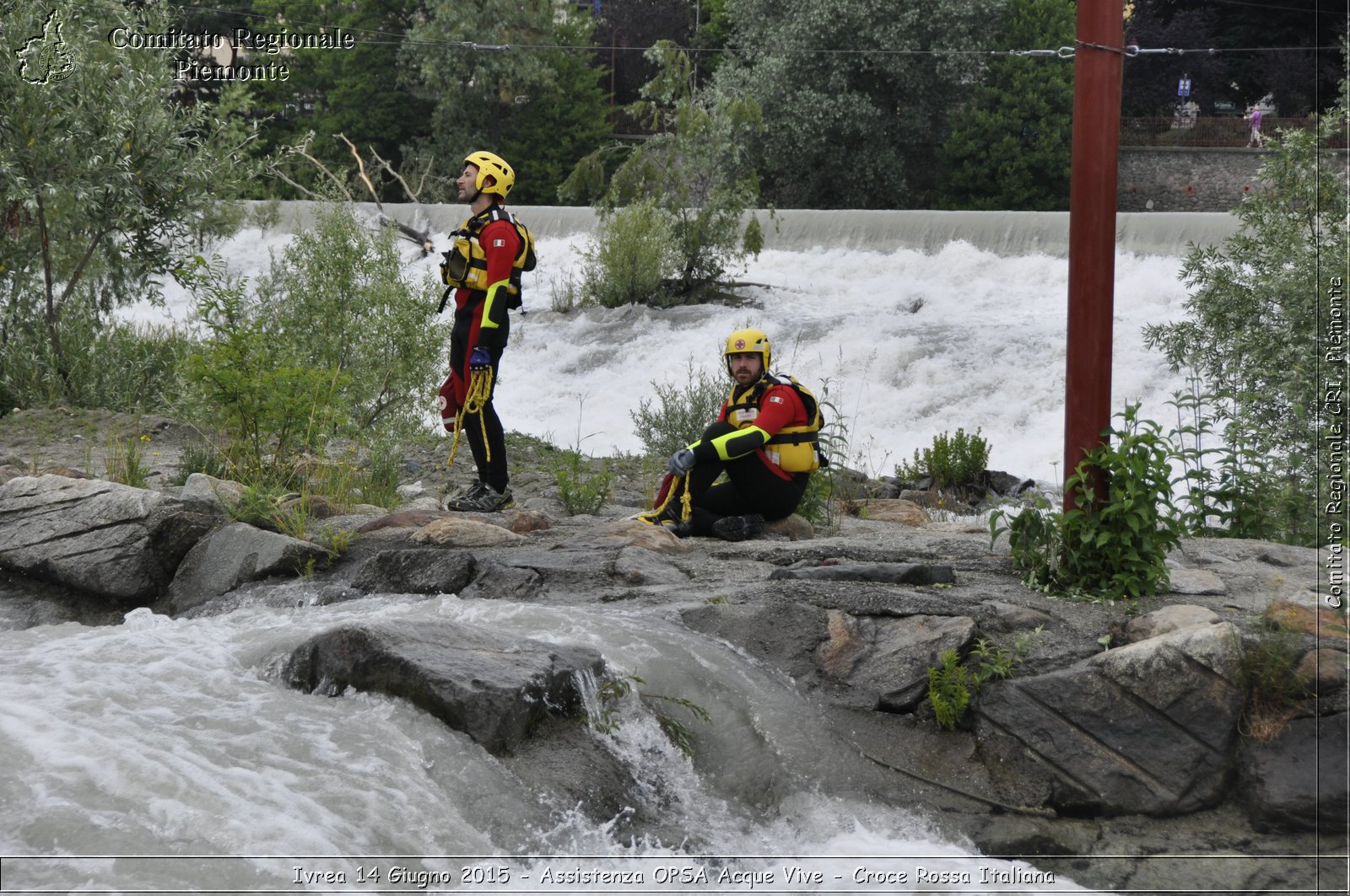 Ivrea 14 Giugno 2015 - Assistenza OPSA Acque Vive - Croce Rossa Italiana- Comitato Regionale del Piemonte