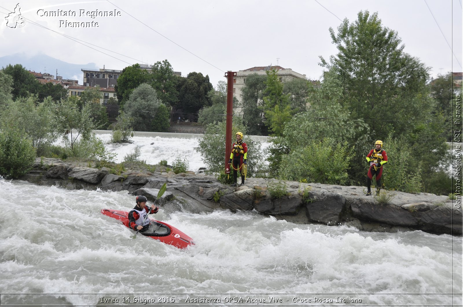 Ivrea 14 Giugno 2015 - Assistenza OPSA Acque Vive - Croce Rossa Italiana- Comitato Regionale del Piemonte