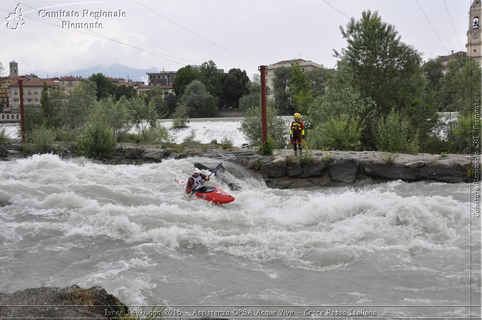 Ivrea 14 Giugno 2015 - Assistenza OPSA Acque Vive - Croce Rossa Italiana- Comitato Regionale del Piemonte