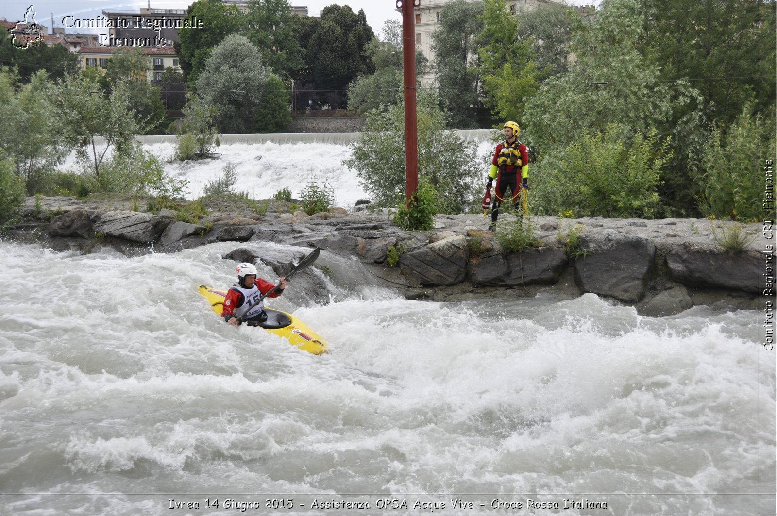 Ivrea 14 Giugno 2015 - Assistenza OPSA Acque Vive - Croce Rossa Italiana- Comitato Regionale del Piemonte