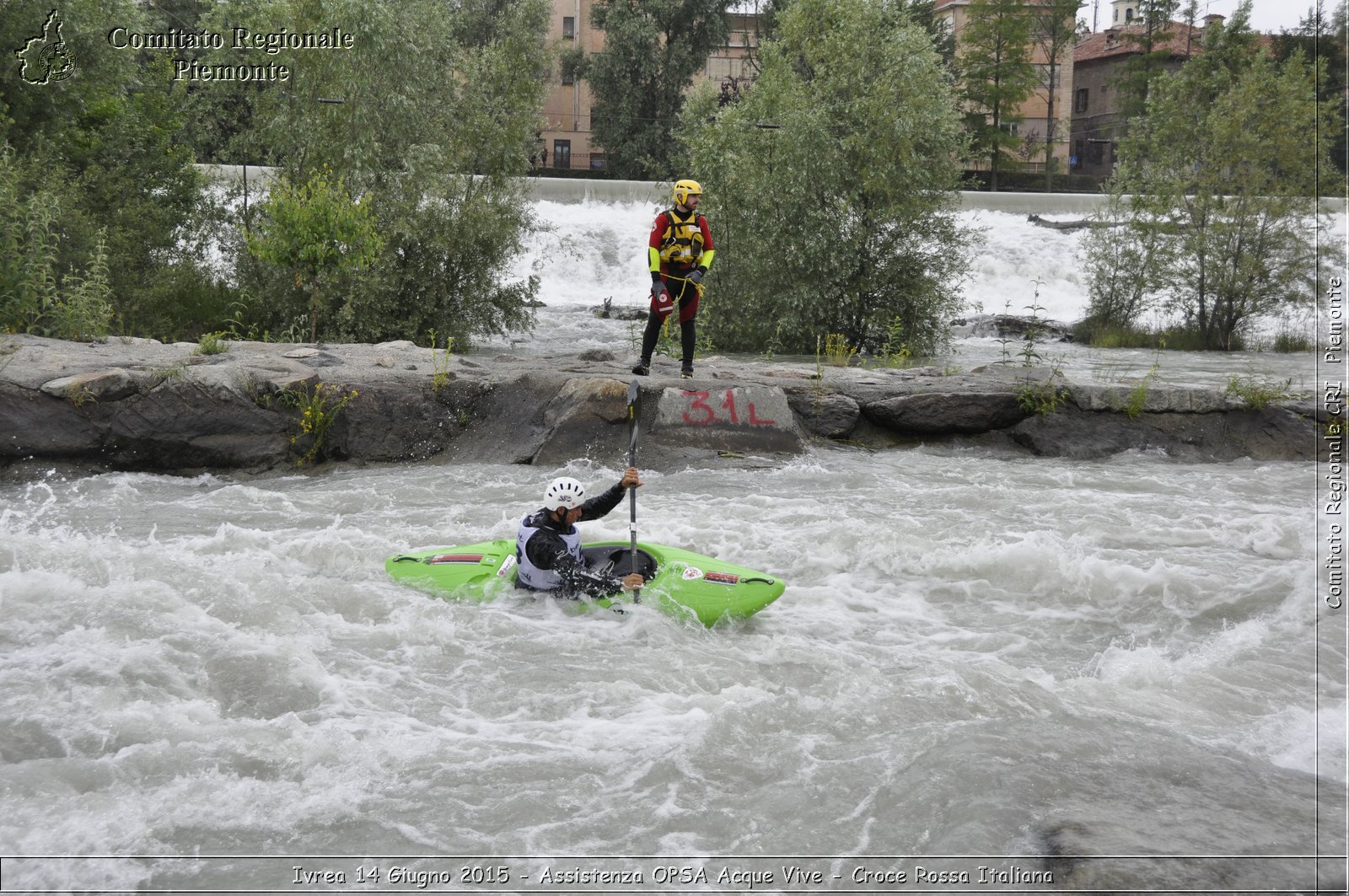 Ivrea 14 Giugno 2015 - Assistenza OPSA Acque Vive - Croce Rossa Italiana- Comitato Regionale del Piemonte