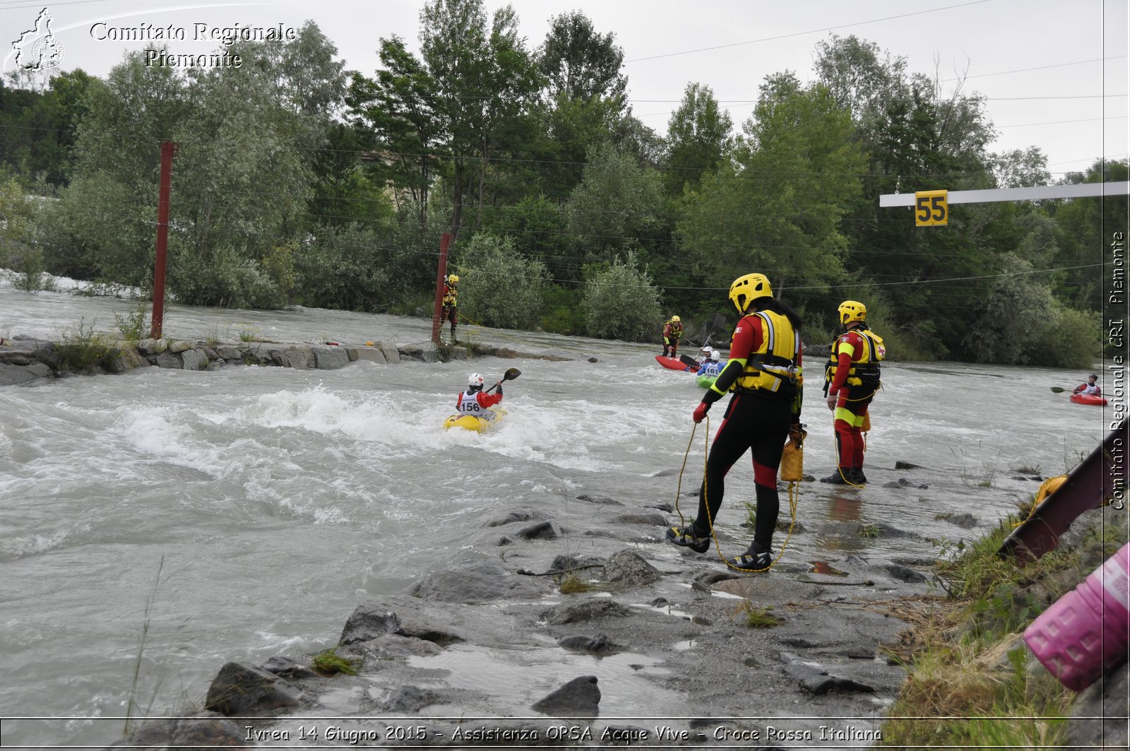 Ivrea 14 Giugno 2015 - Assistenza OPSA Acque Vive - Croce Rossa Italiana- Comitato Regionale del Piemonte