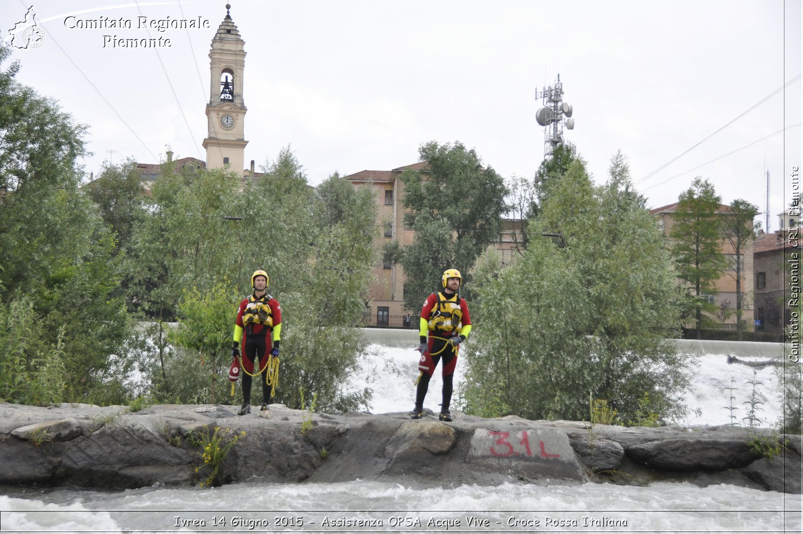 Ivrea 14 Giugno 2015 - Assistenza OPSA Acque Vive - Croce Rossa Italiana- Comitato Regionale del Piemonte