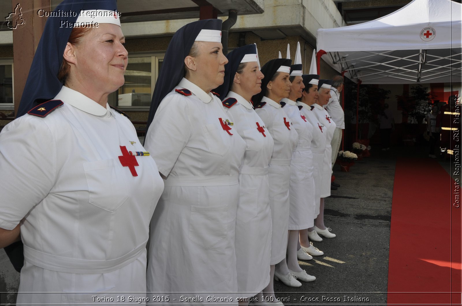 Torino 18 Giugno 2015 - Sorella Cibrario compie 100 anni - Croce Rossa Italiana- Comitato Regionale del Piemonte