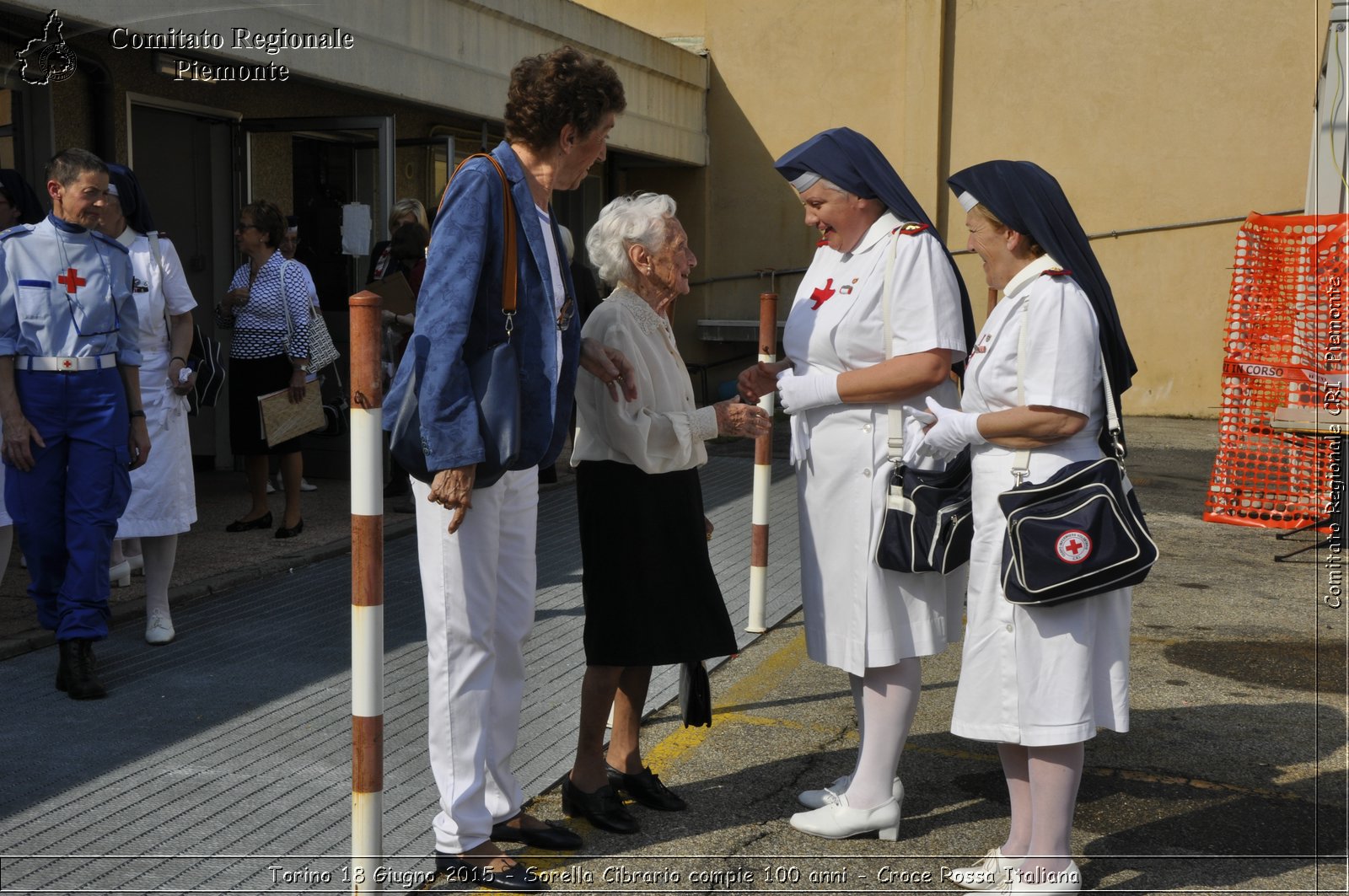 Torino 18 Giugno 2015 - Sorella Cibrario compie 100 anni - Croce Rossa Italiana- Comitato Regionale del Piemonte