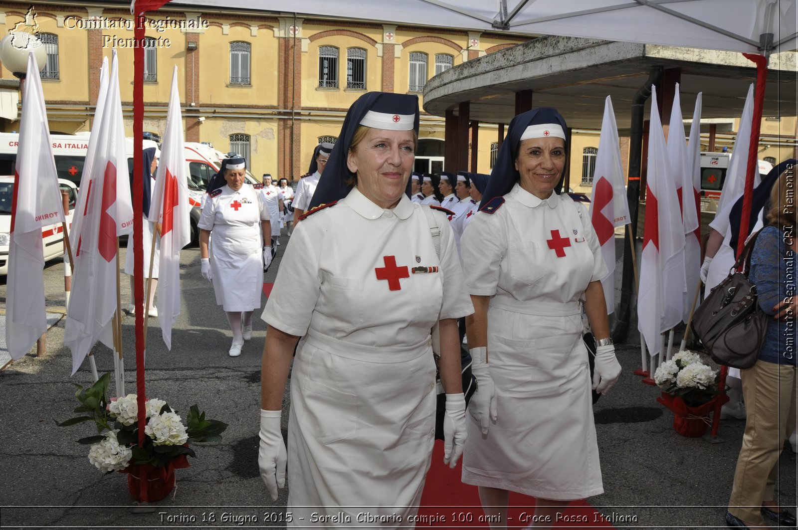 Torino 18 Giugno 2015 - Sorella Cibrario compie 100 anni - Croce Rossa Italiana- Comitato Regionale del Piemonte