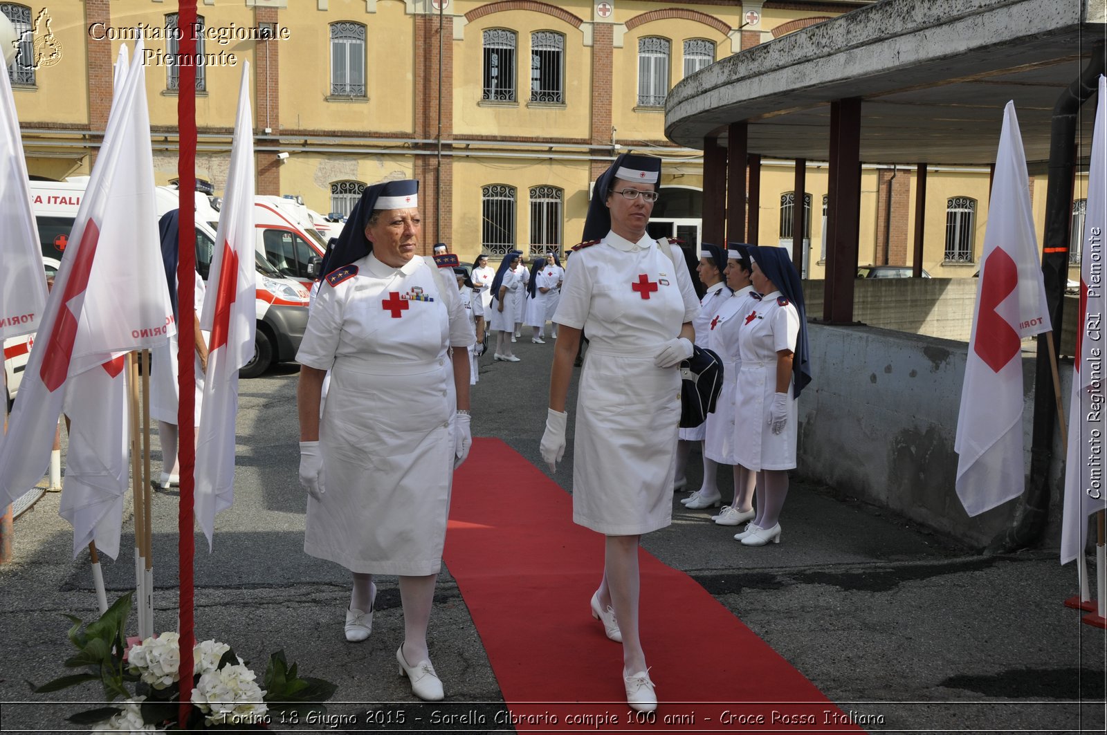 Torino 18 Giugno 2015 - Sorella Cibrario compie 100 anni - Croce Rossa Italiana- Comitato Regionale del Piemonte