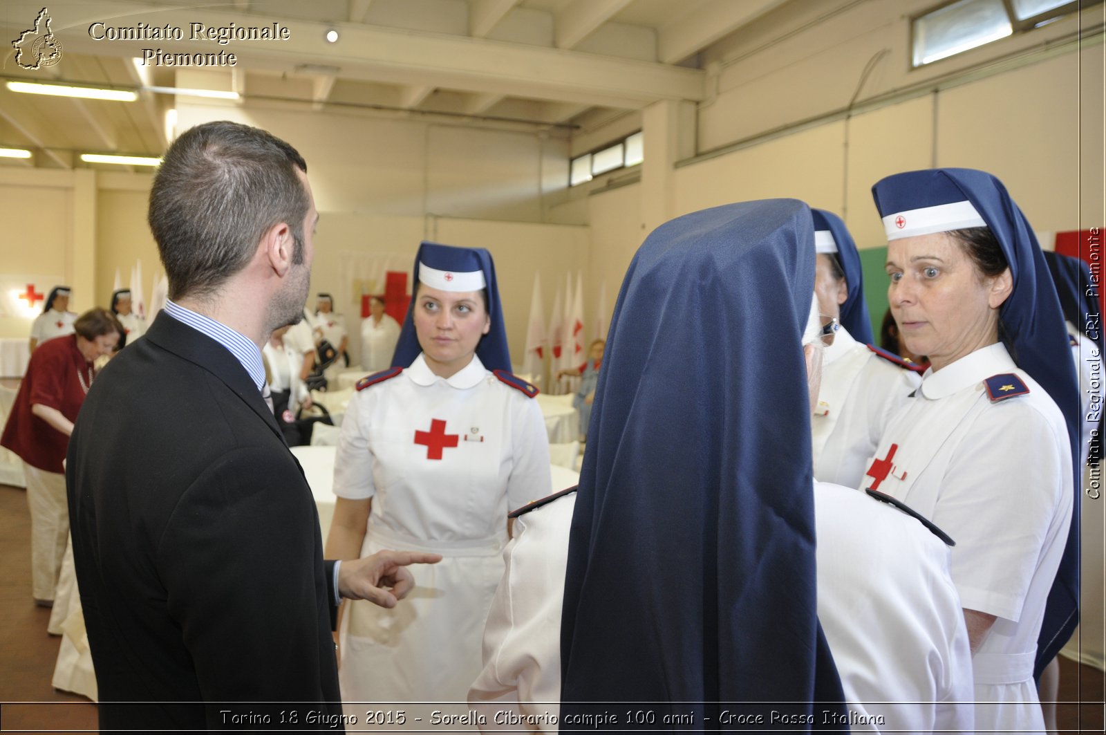 Torino 18 Giugno 2015 - Sorella Cibrario compie 100 anni - Croce Rossa Italiana- Comitato Regionale del Piemonte