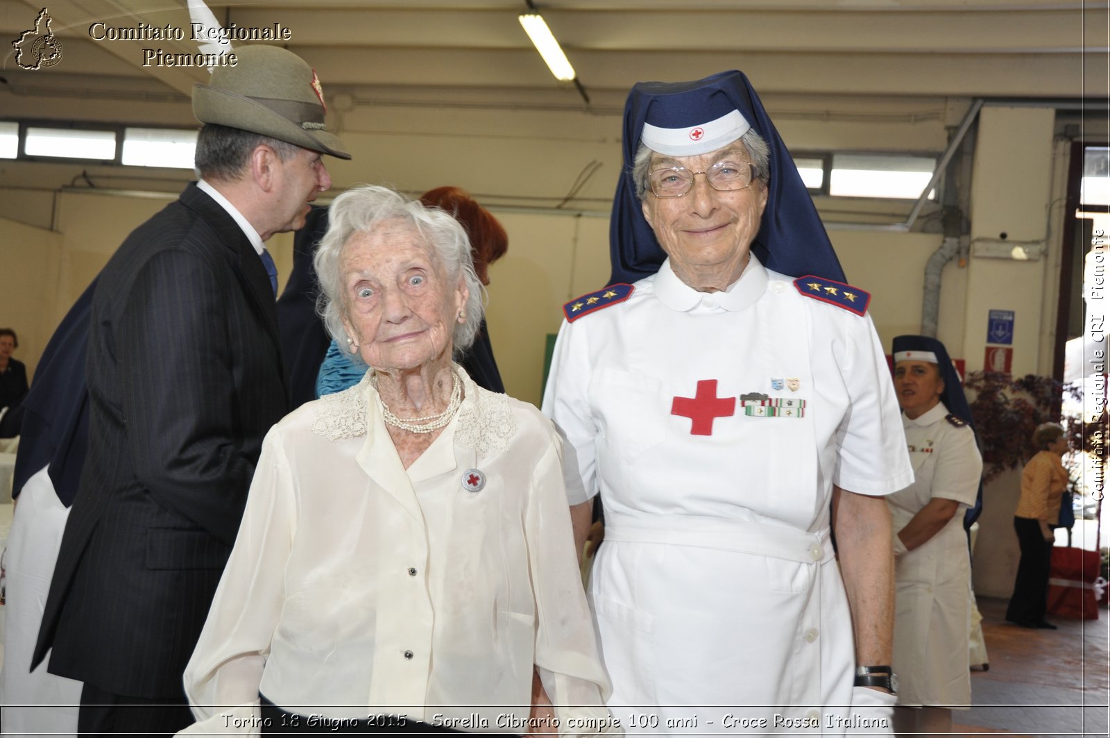 Torino 18 Giugno 2015 - Sorella Cibrario compie 100 anni - Croce Rossa Italiana- Comitato Regionale del Piemonte